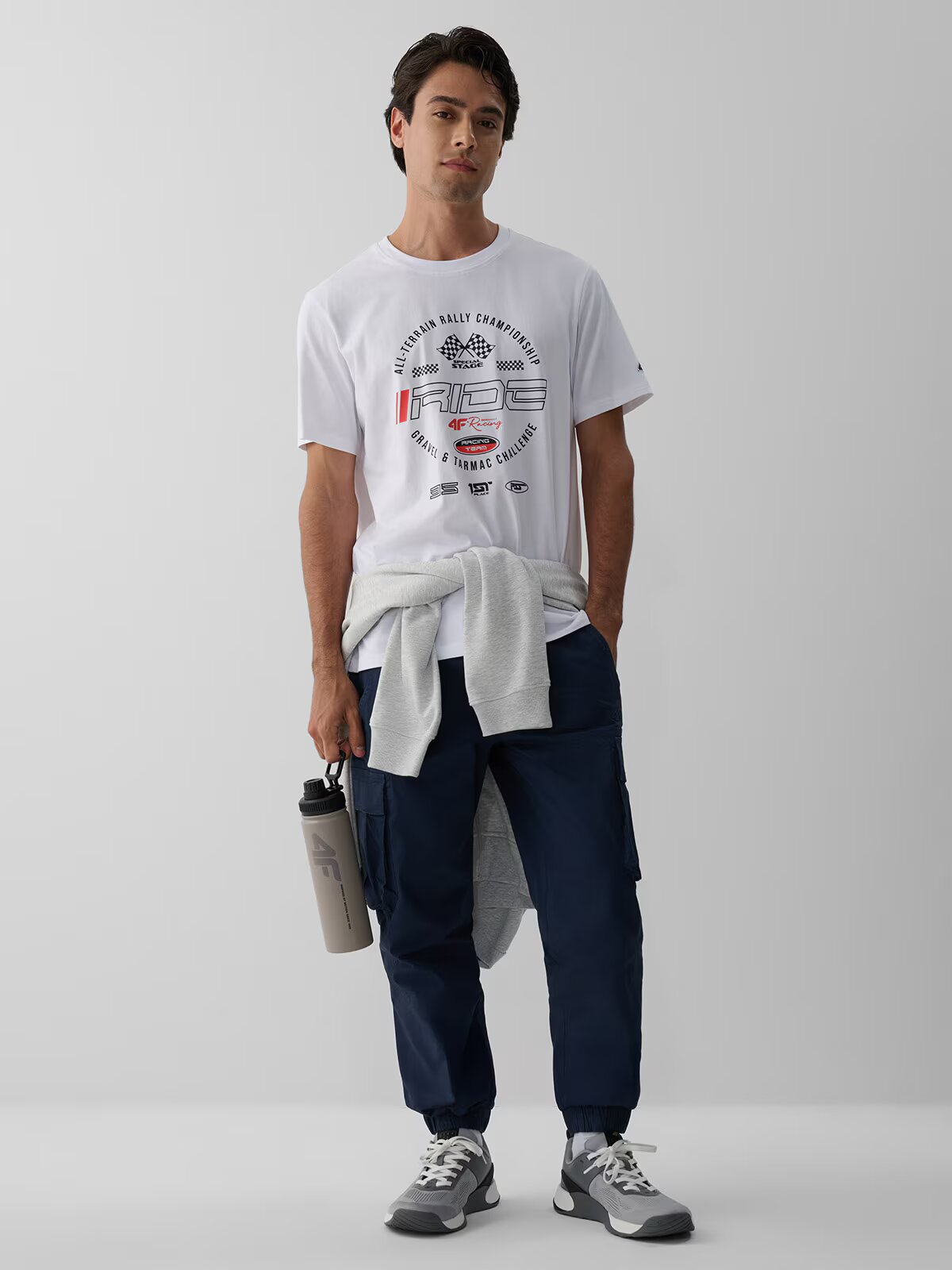 4F Pantaloni casual cargo pentru bărbați - XXL
