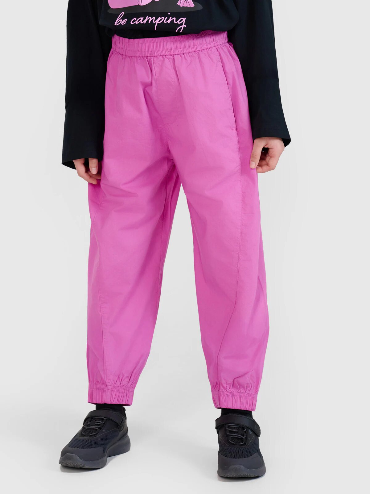 4F Pantaloni casual jogger cu craci largi pentru fete - 158
