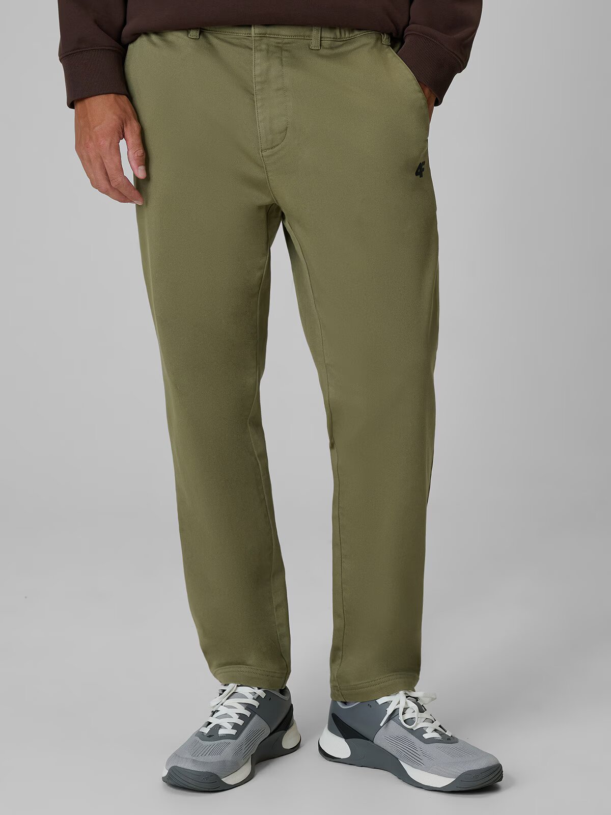 4F Pantaloni casual pentru bărbați - khaki M