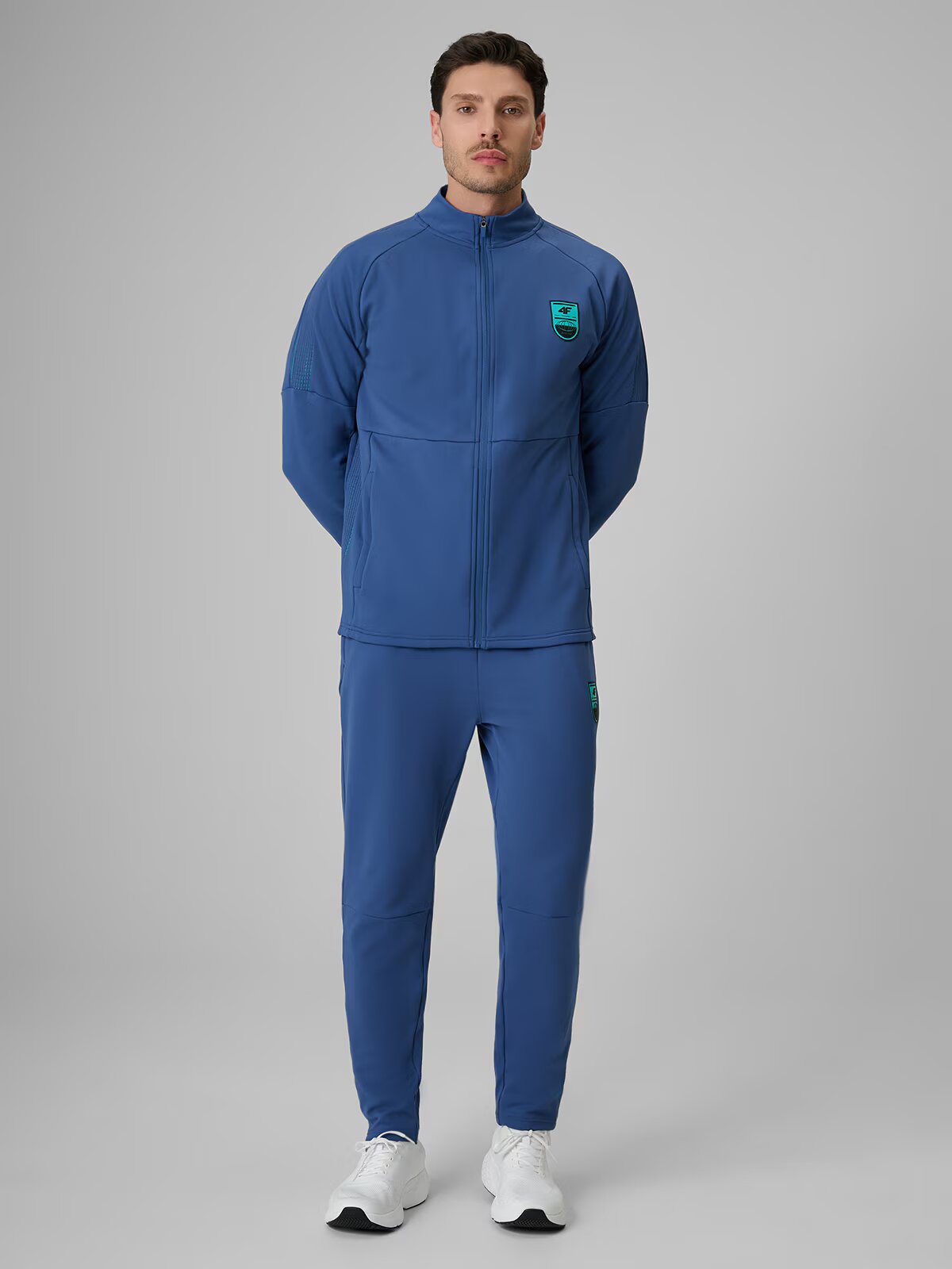 4F Pantaloni de fotbal cu uscare rapidă pentru bărbați - denim L