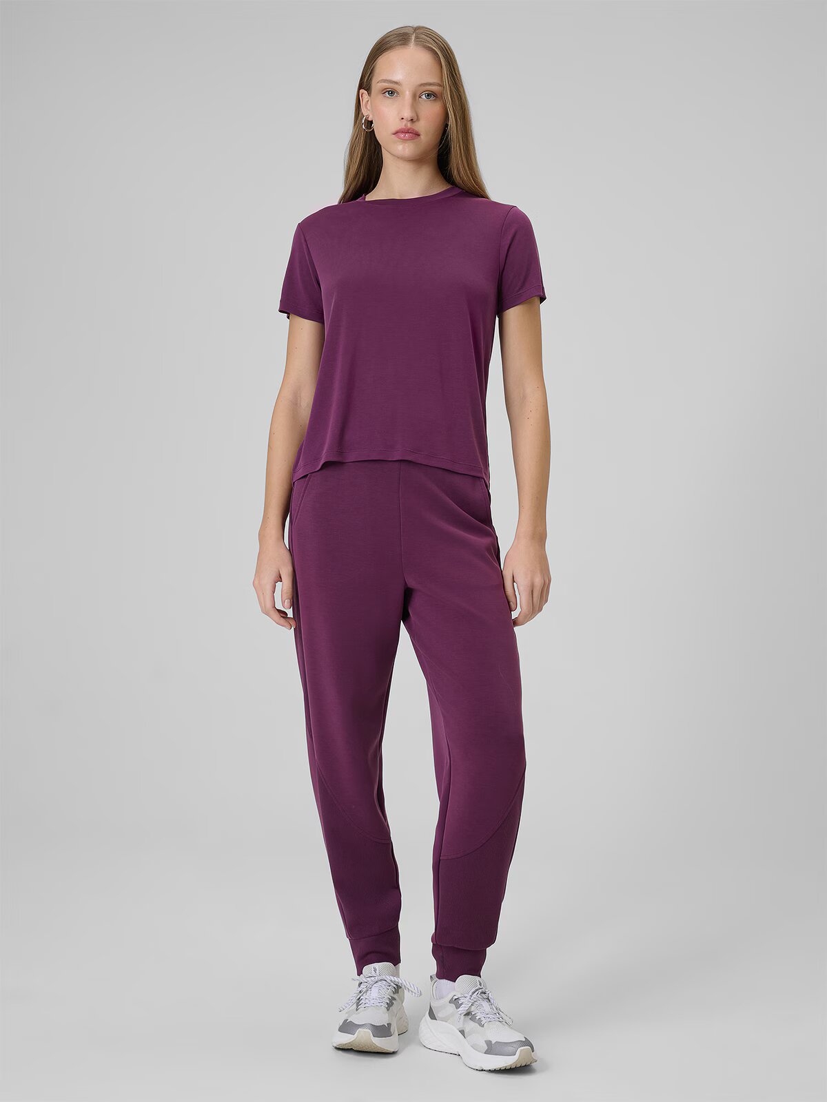 4F Pantaloni de molton cu modal jogger pentru femei - M