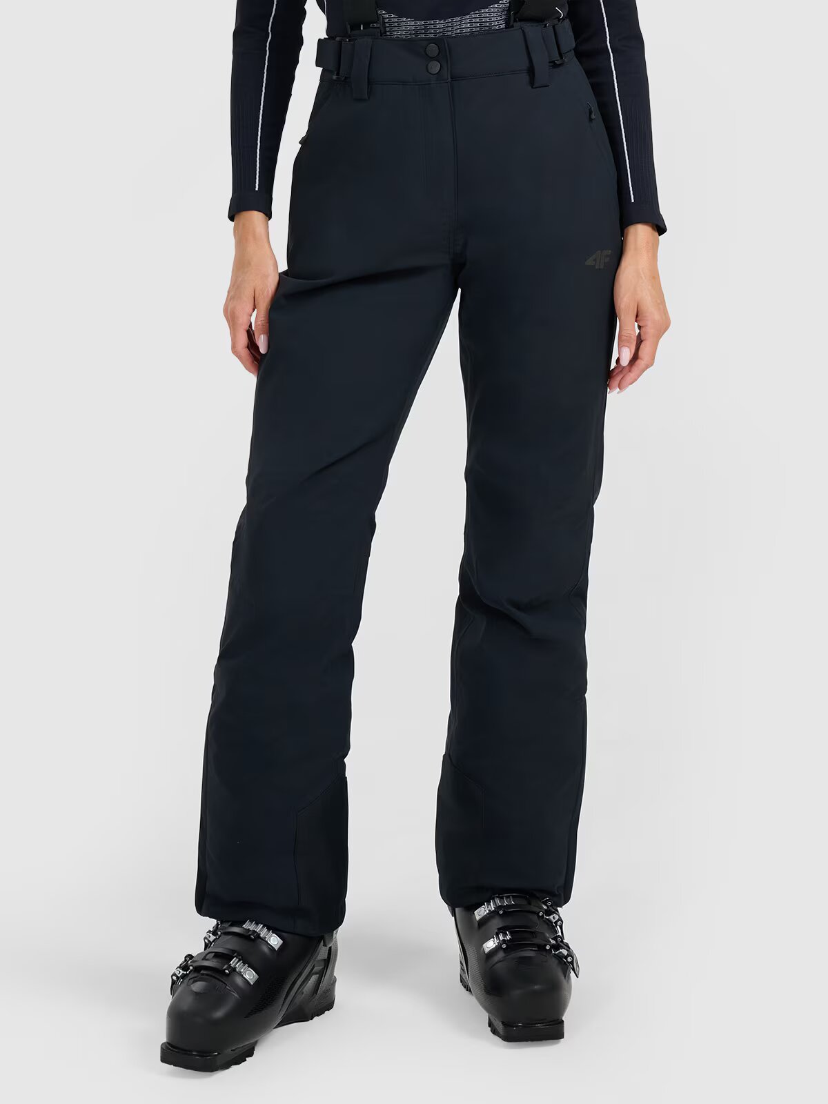 4F Pantaloni de schi membrana 5000 pentru femei - negri XL