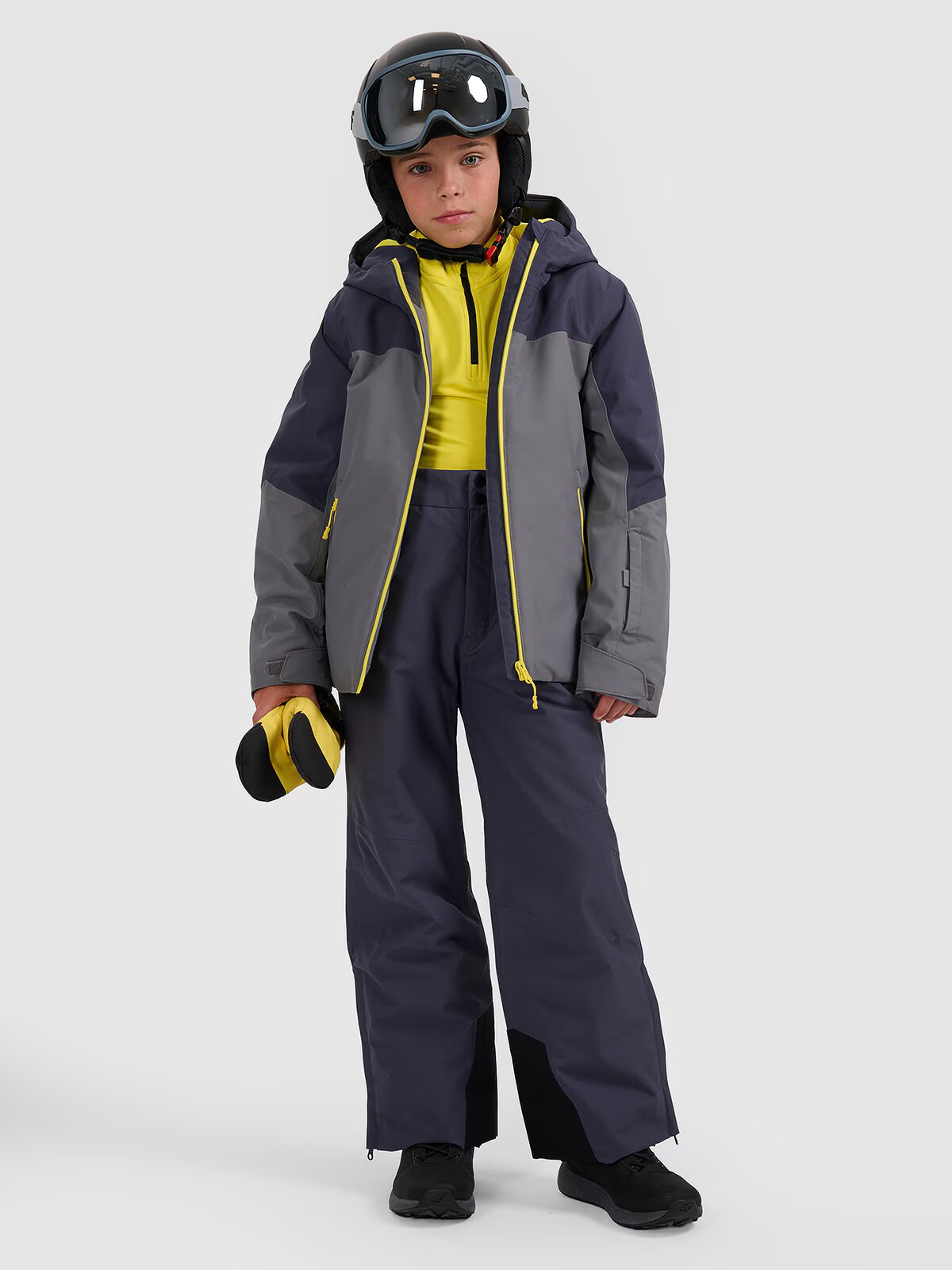 4F Pantaloni de schi membrana 8000 pentru băieți - 122