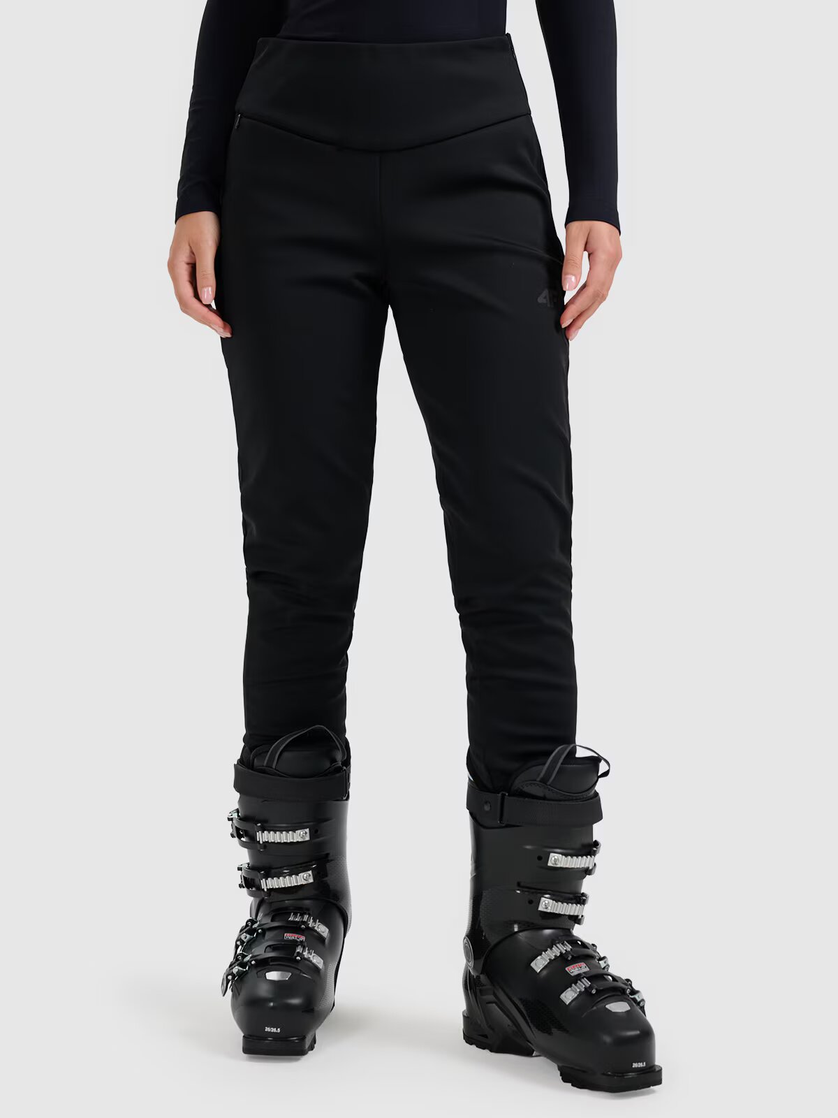 4F Pantaloni de schi softshell membrana 10000 pentru femei - negri XL