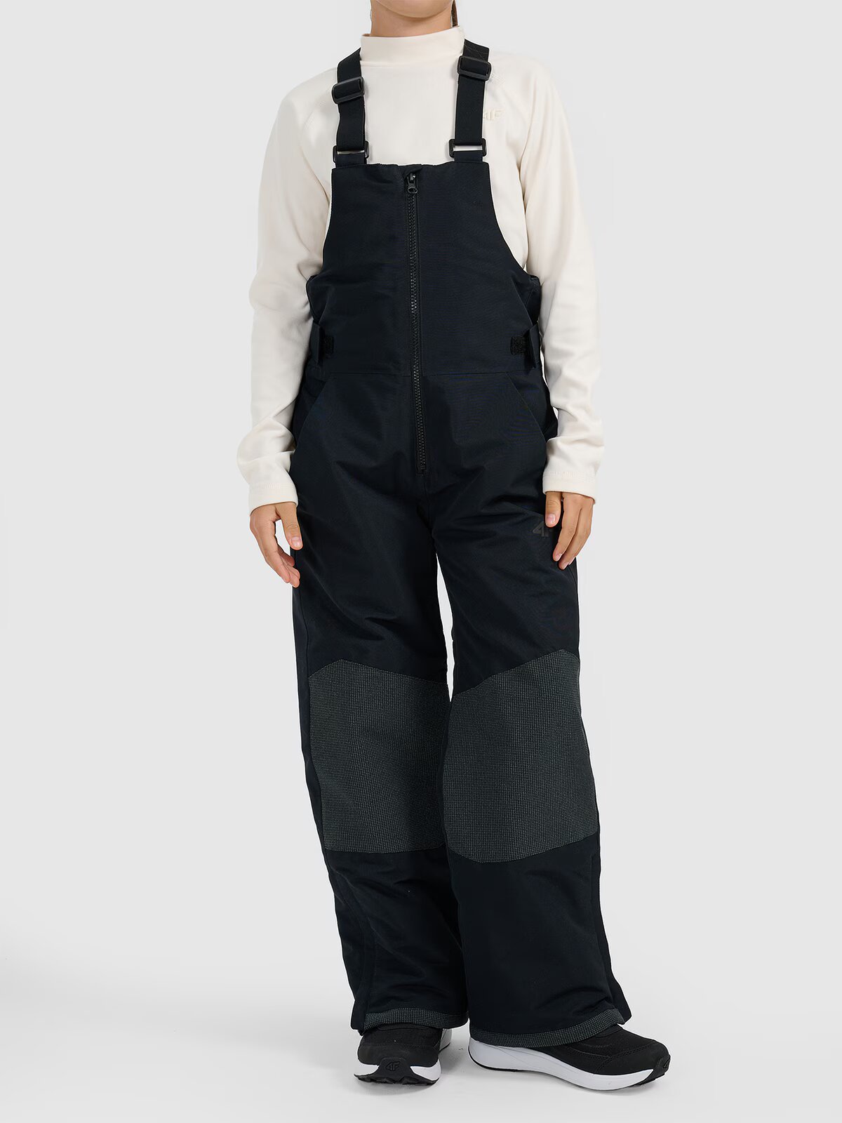 4F Pantaloni de snowboard membrana 10000 pentru fete - negri 122