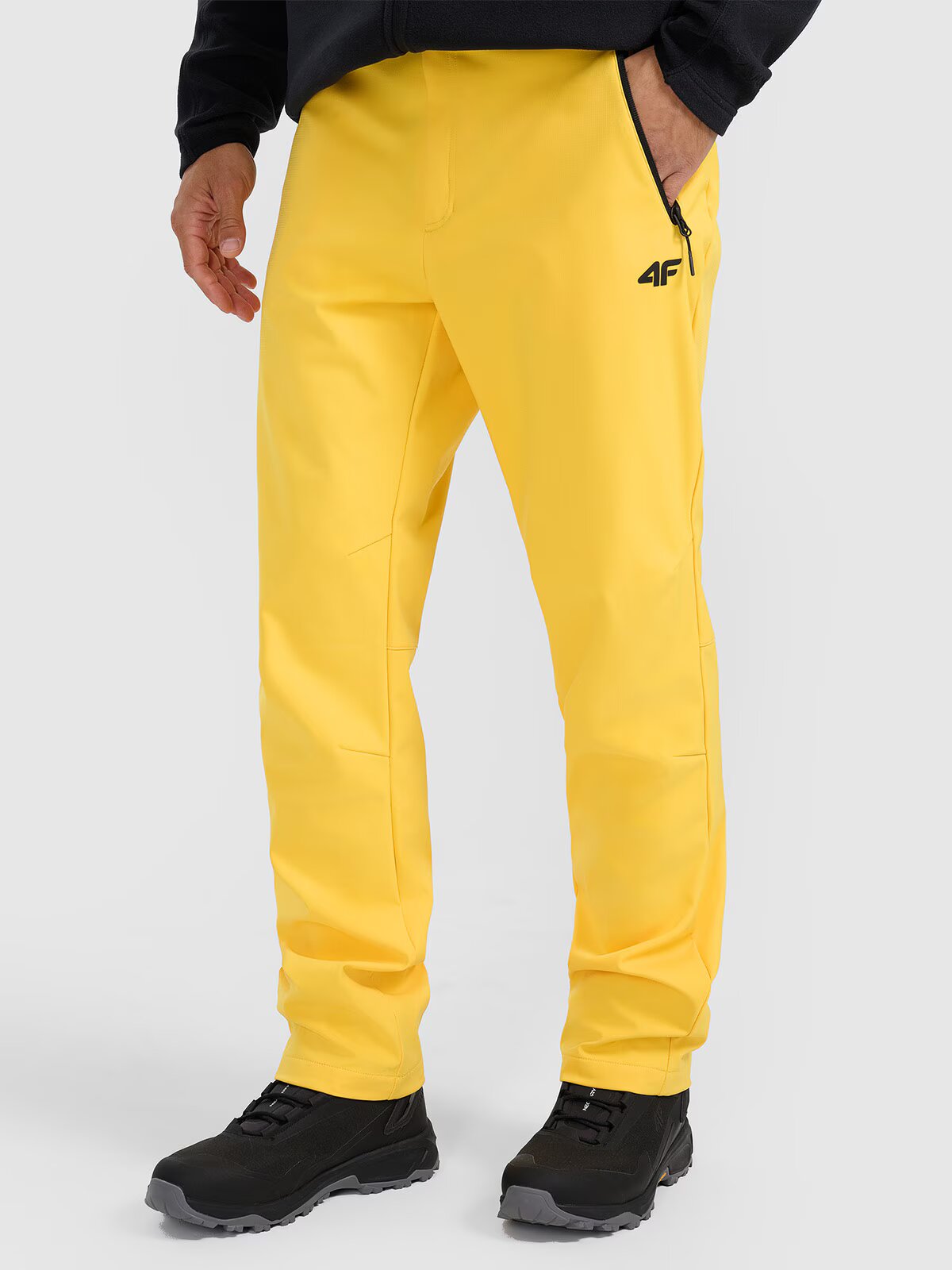 4F Pantaloni de trekking membrană 10000 pentru bărbați - galbeni XL