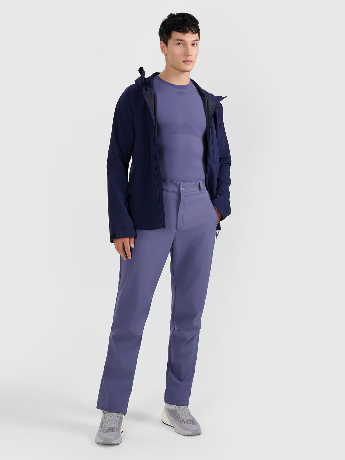 4F Pantaloni de trekking membrană 10000 pentru bărbați - M