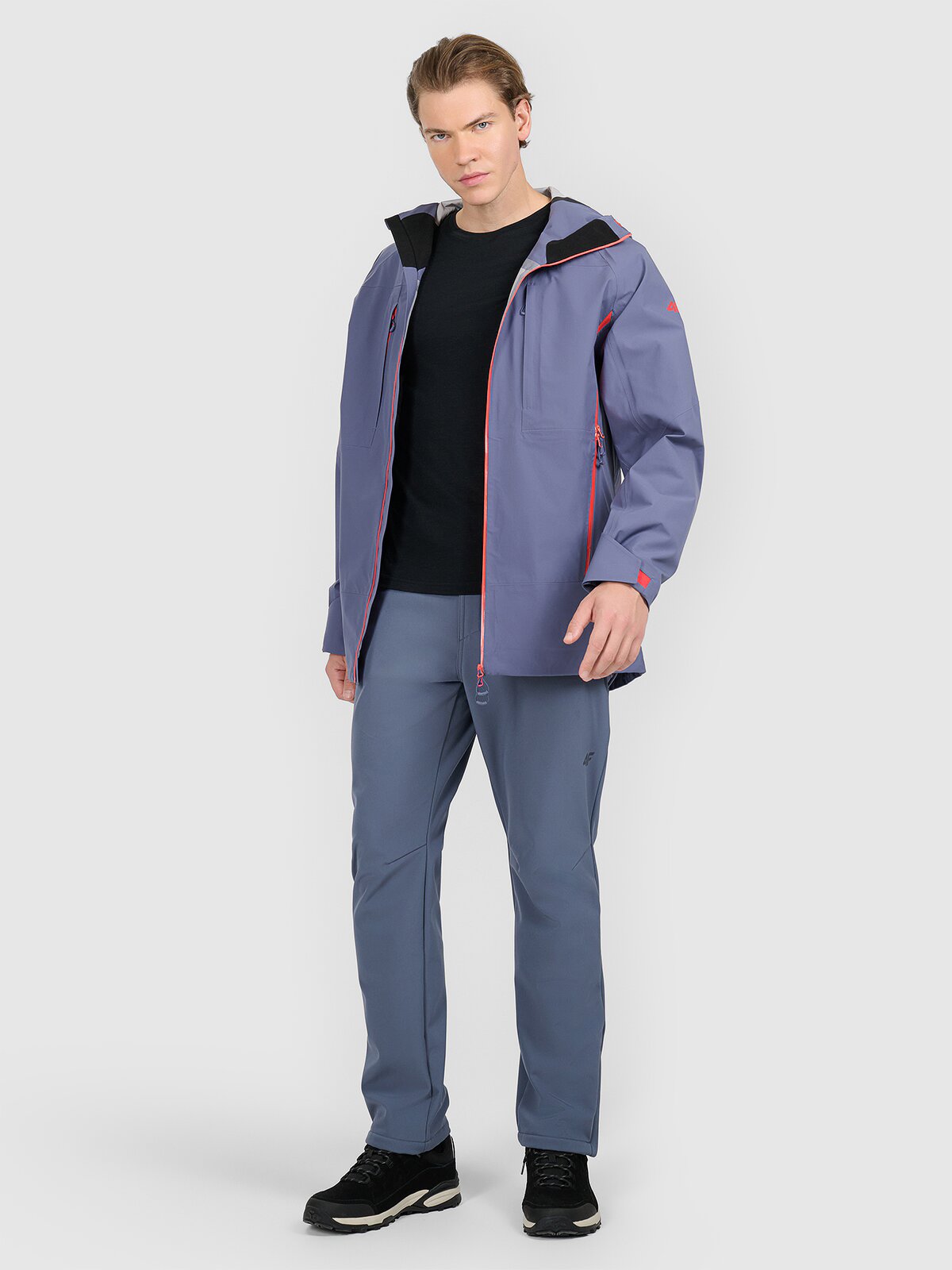 4F Pantaloni de trekking membrană 5000 pentru bărbați - S