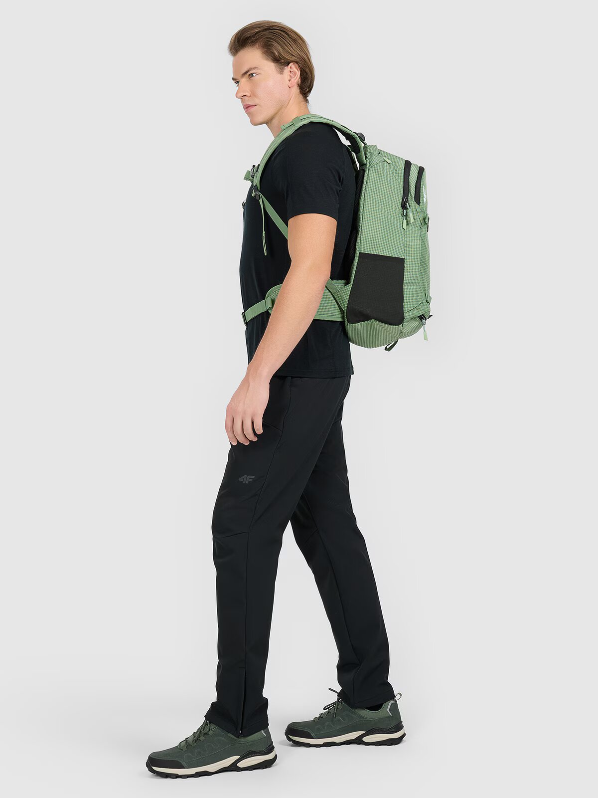 4F Pantaloni de trekking membrană 5000 pentru bărbați - negri XL