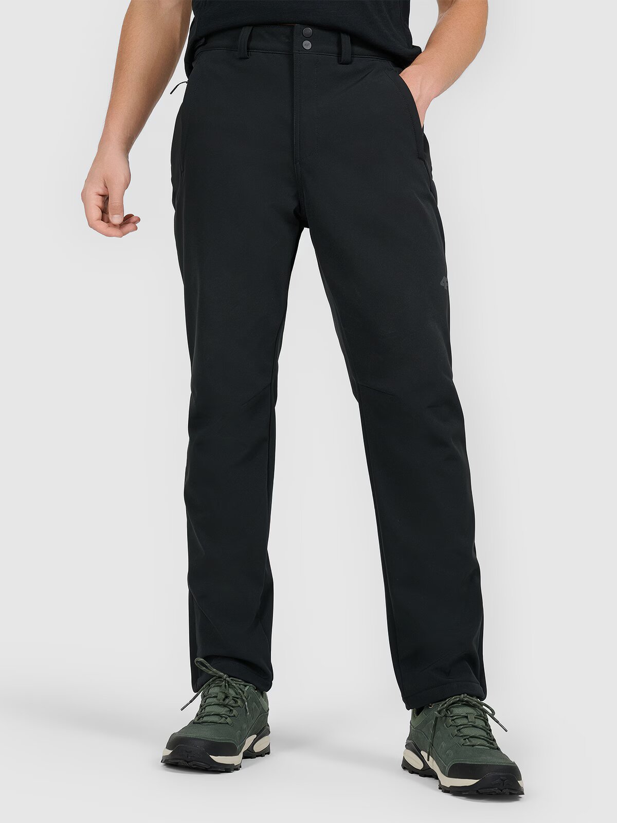 4F Pantaloni de trekking membrană 5000 pentru bărbați - negri XL