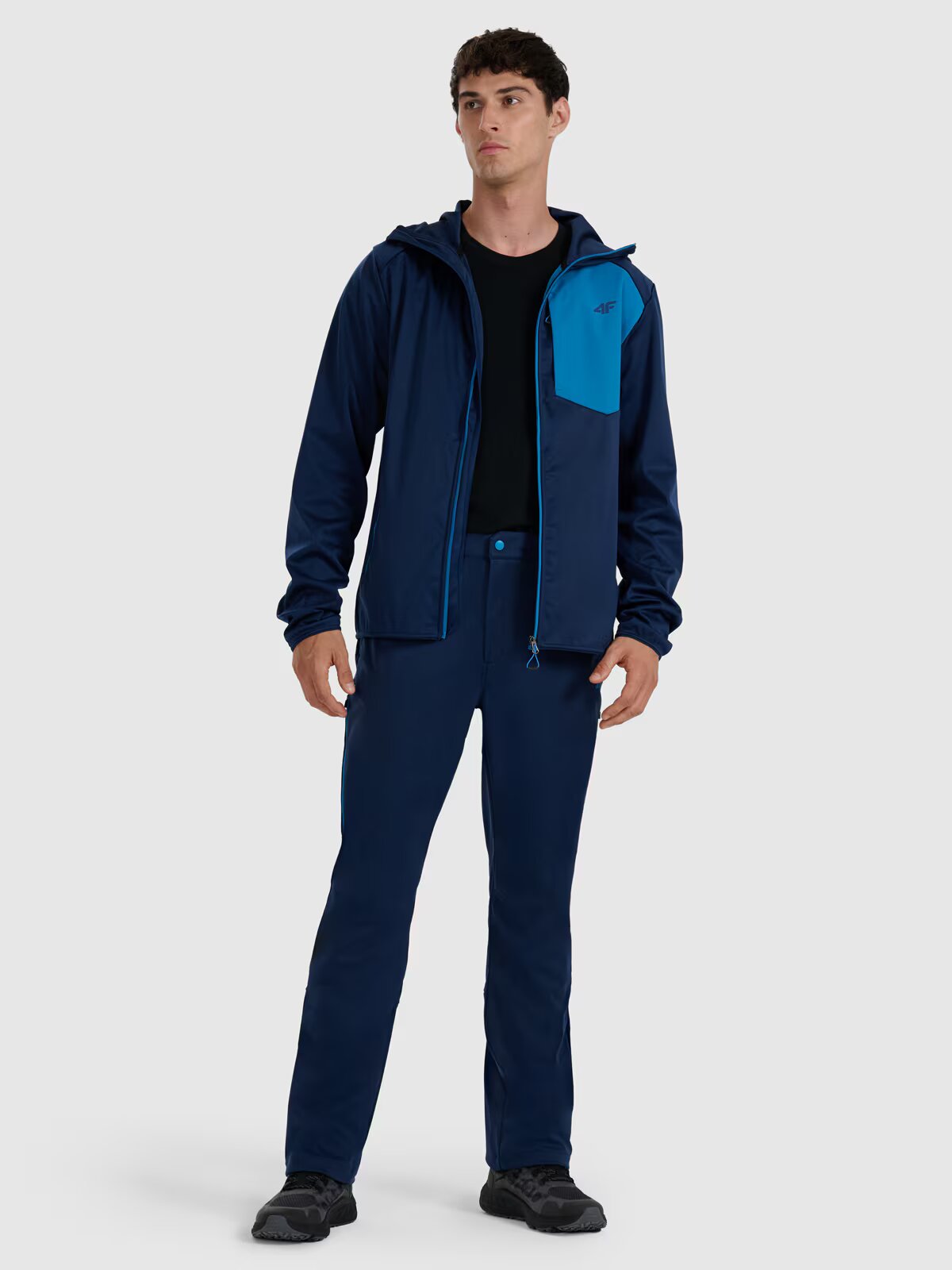 4F Pantaloni de trekking membrană 8000 pentru bărbați - XL