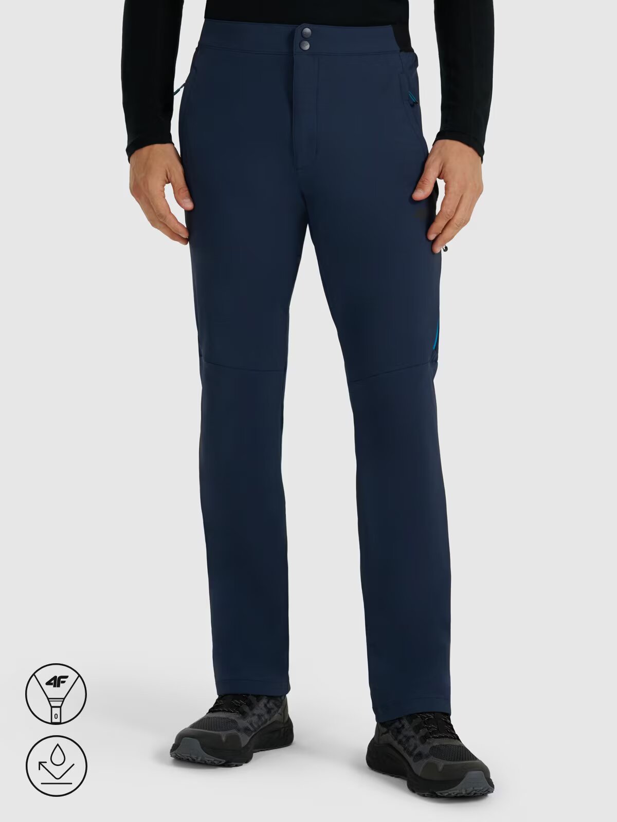 4F Pantaloni de trekking pentru bărbați - XL