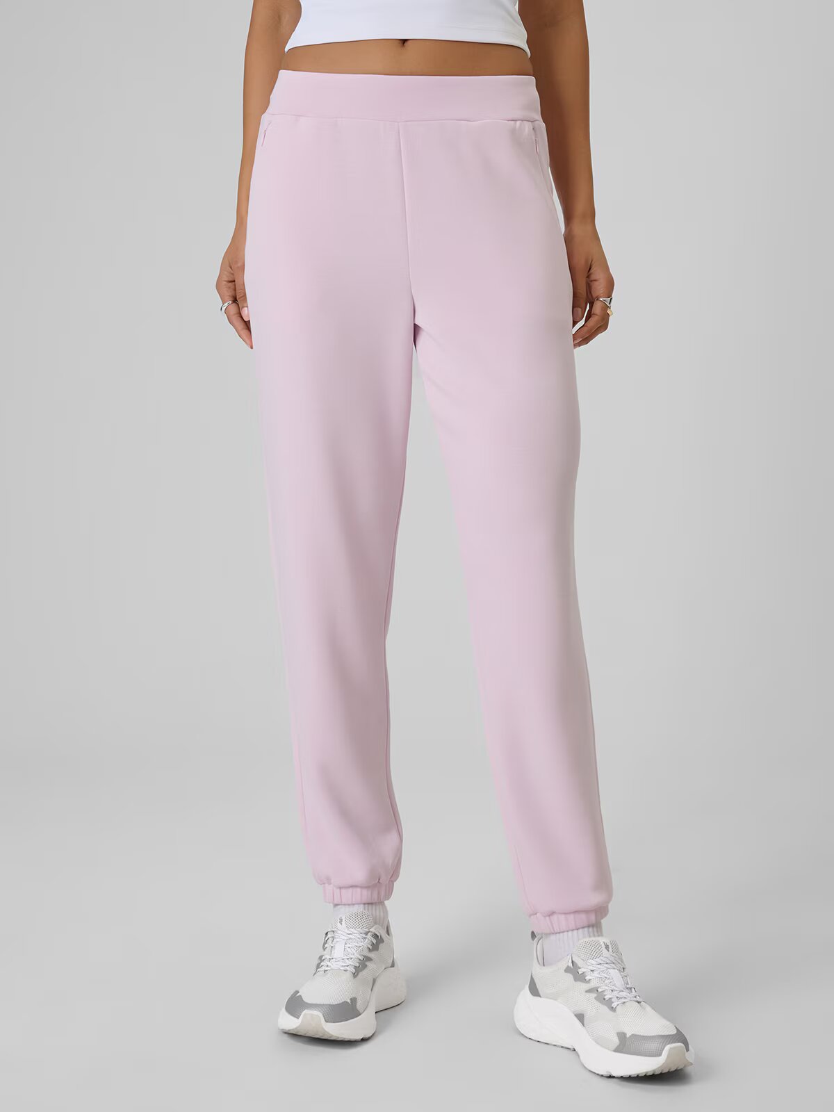 4F Pantaloni de trening jogger cu modal pentru femei - mov S