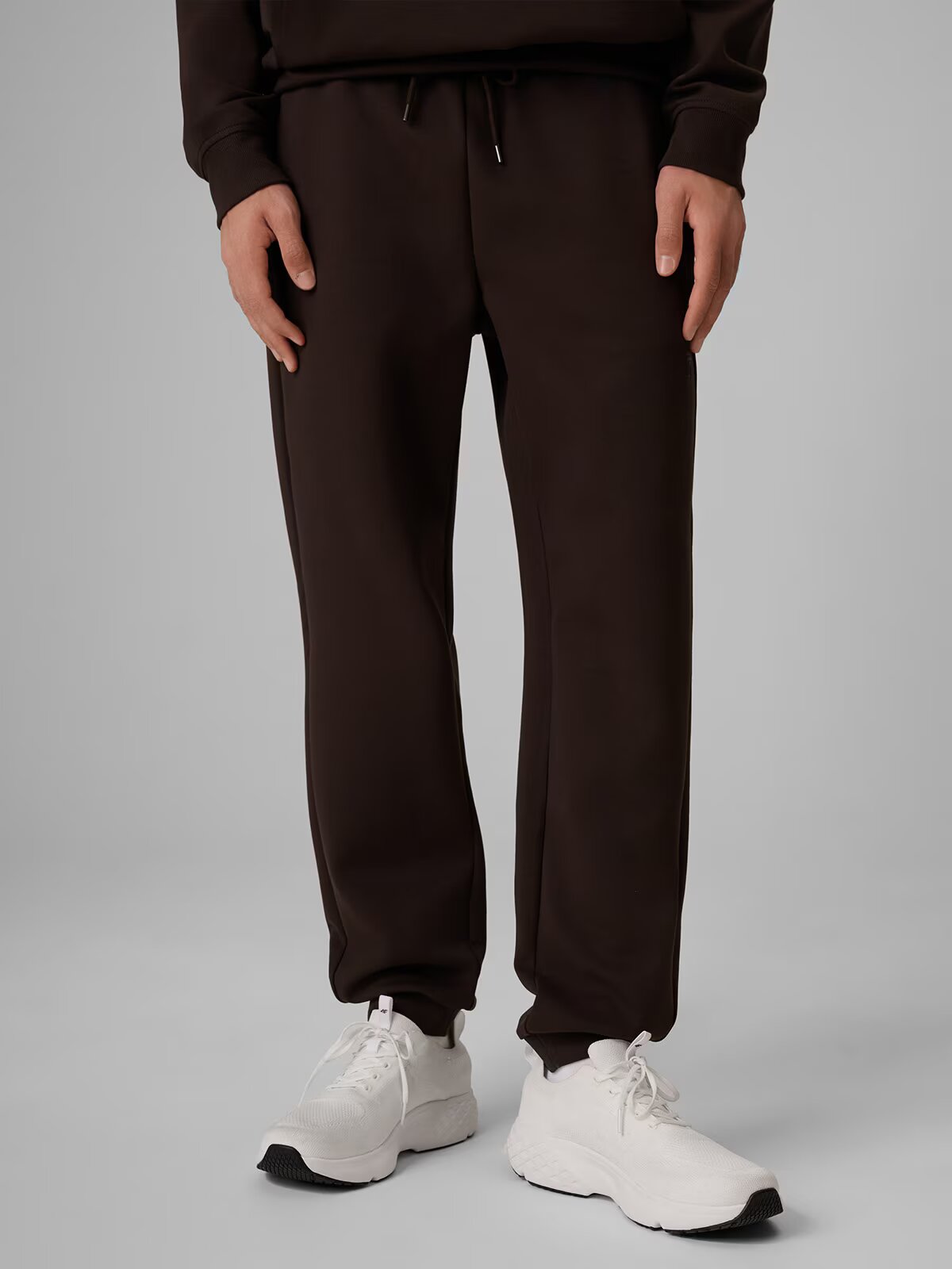 4F Pantaloni de trening jogger pentru bărbați | Robert Lewandowski - maro XL