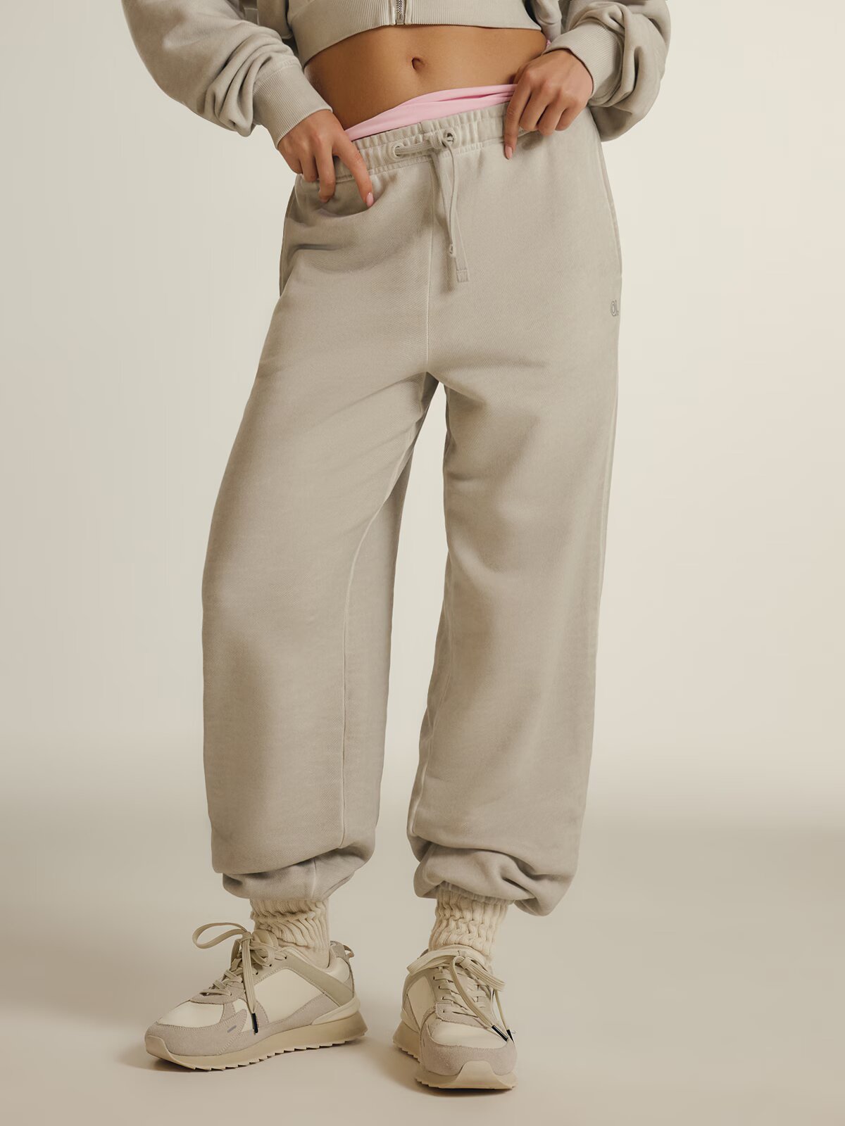 4F Pantaloni de trening jogger pentru femei | Anna Lewandowska - L