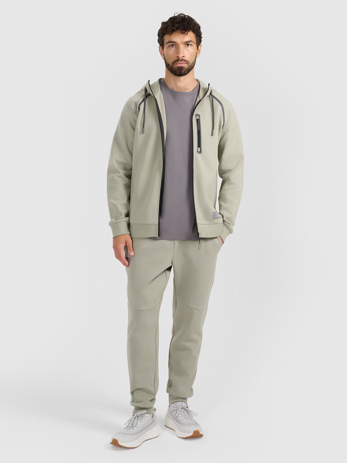 4F Pantaloni jogger de trening pentru bărbați - verzi XXL