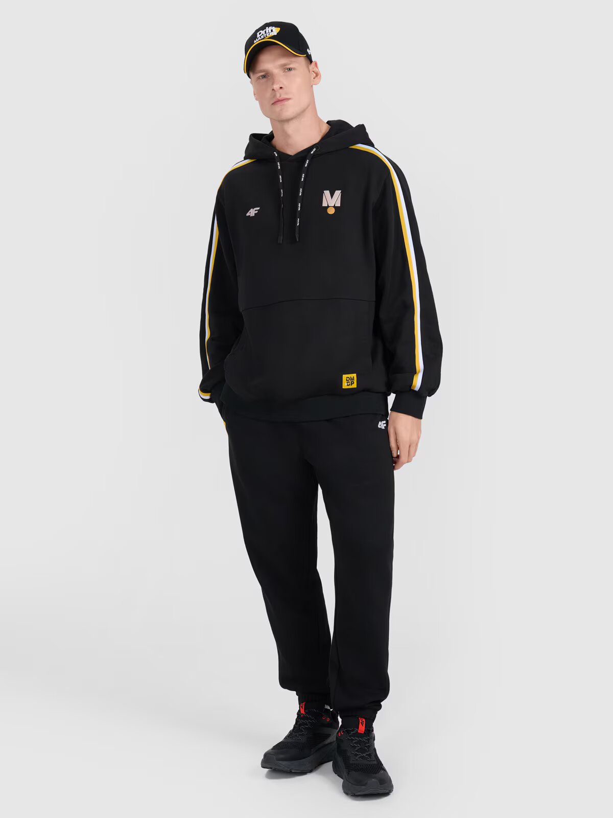 4F Pantaloni jogger de trening unisex | Drift Masters - negri XL