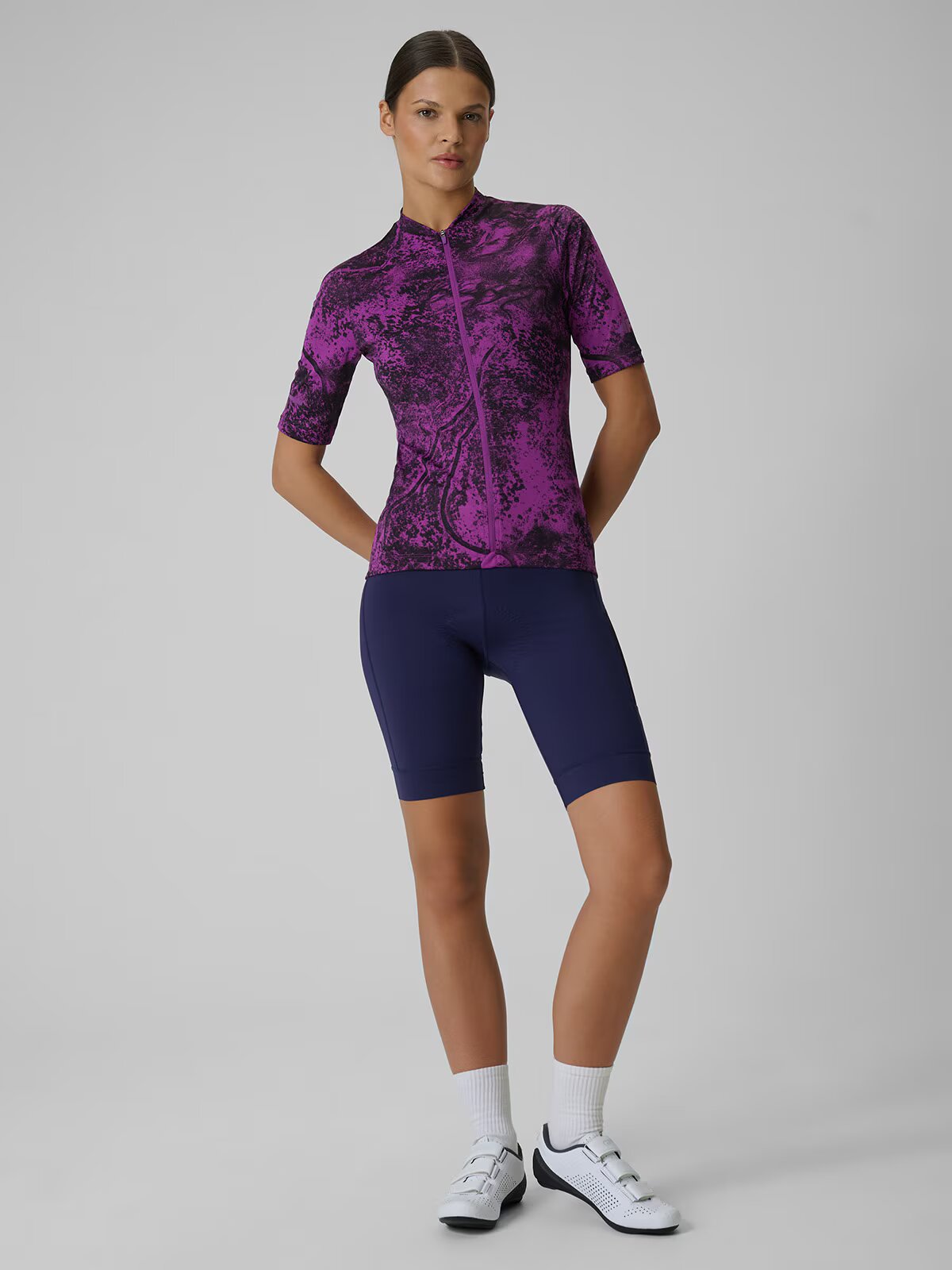 4F Pantaloni scurți ciclism cu bază din gel pentru femei - XS