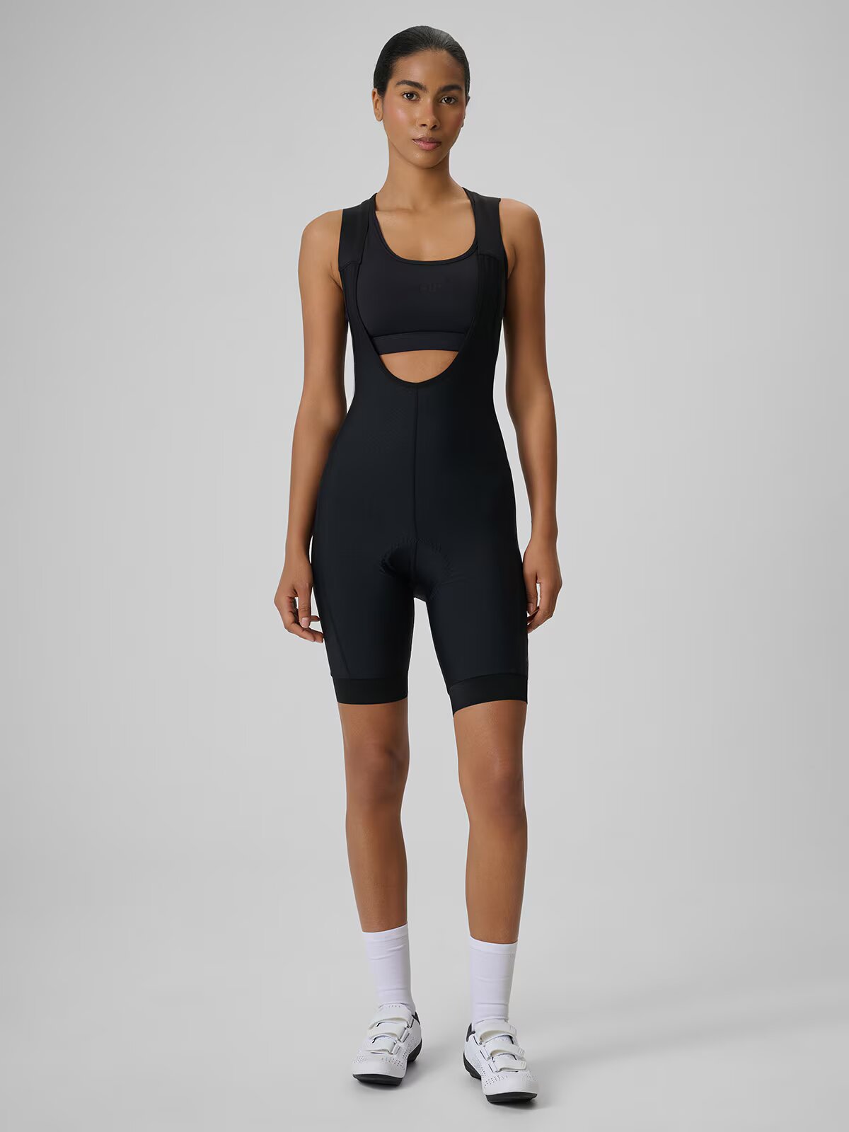 4F Pantaloni scurți de ciclism cu inserție din spumă-gel pentru femei - negri XL