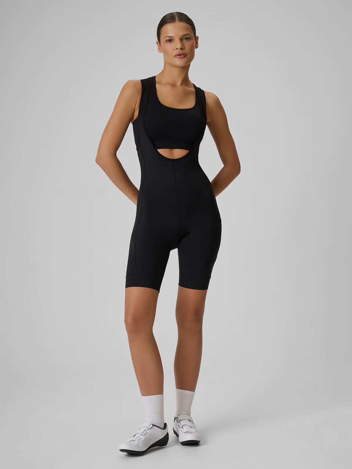 4F Pantaloni scurți de ciclism damă - negri XL