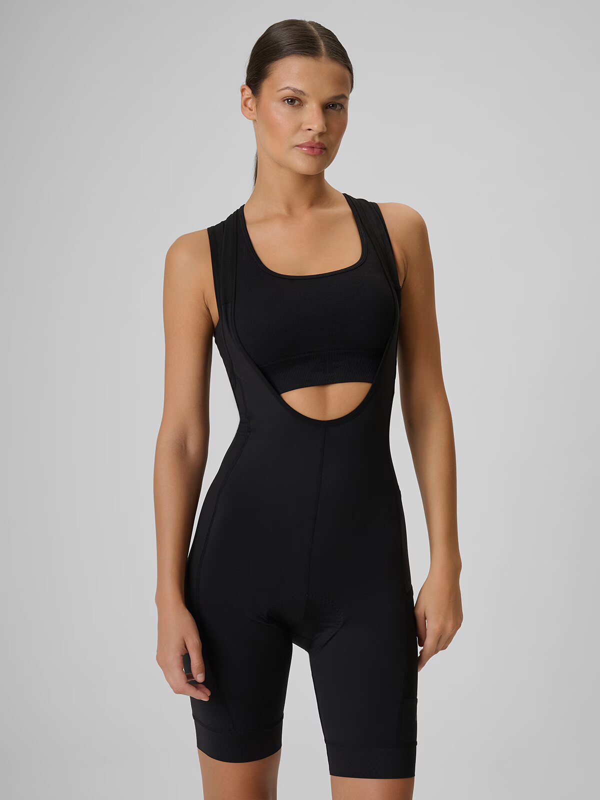 4F Pantaloni scurți de ciclism damă - negri XL
