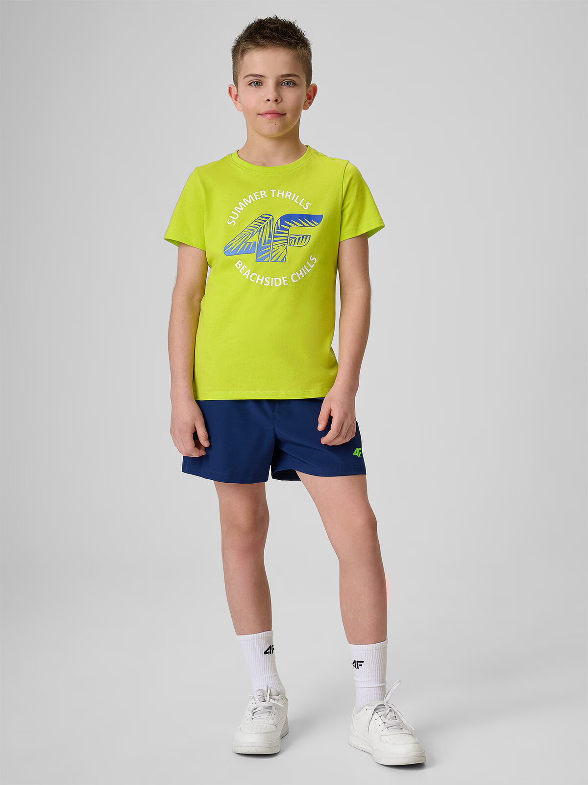 4F Pantaloni scurți de plajă boardshort băieți - 134/140 (8-10 ani)