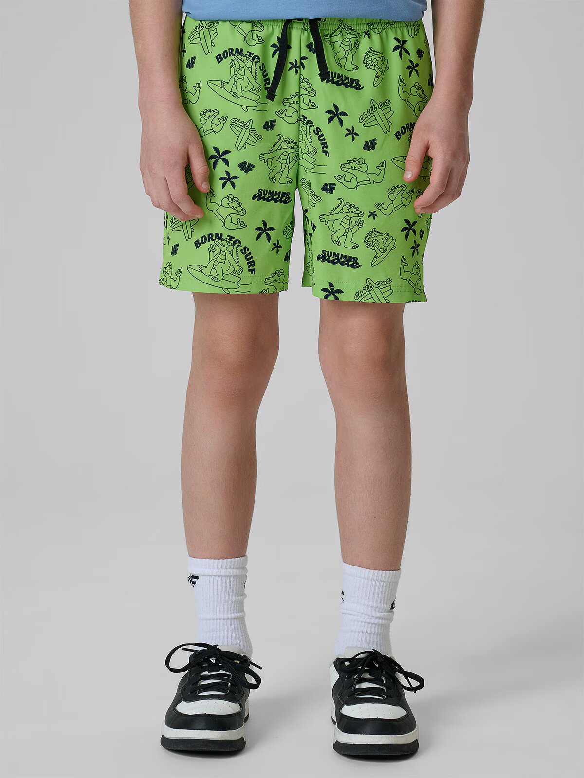 4F Pantaloni scurți de plajă boardshort băieți - 134/140 (8-10 ani)