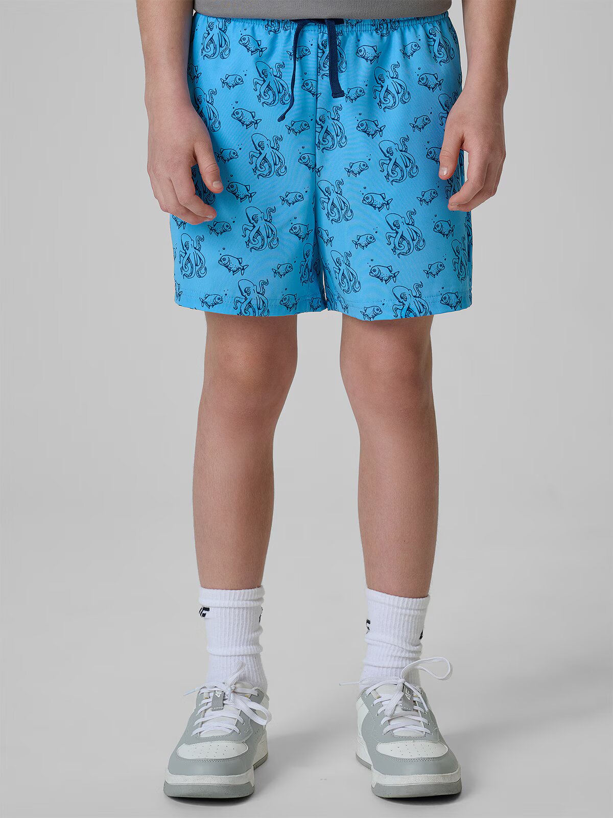 4F Pantaloni scurți de plajă boardshort pentru băieți - 122/128 (6-8 ani)