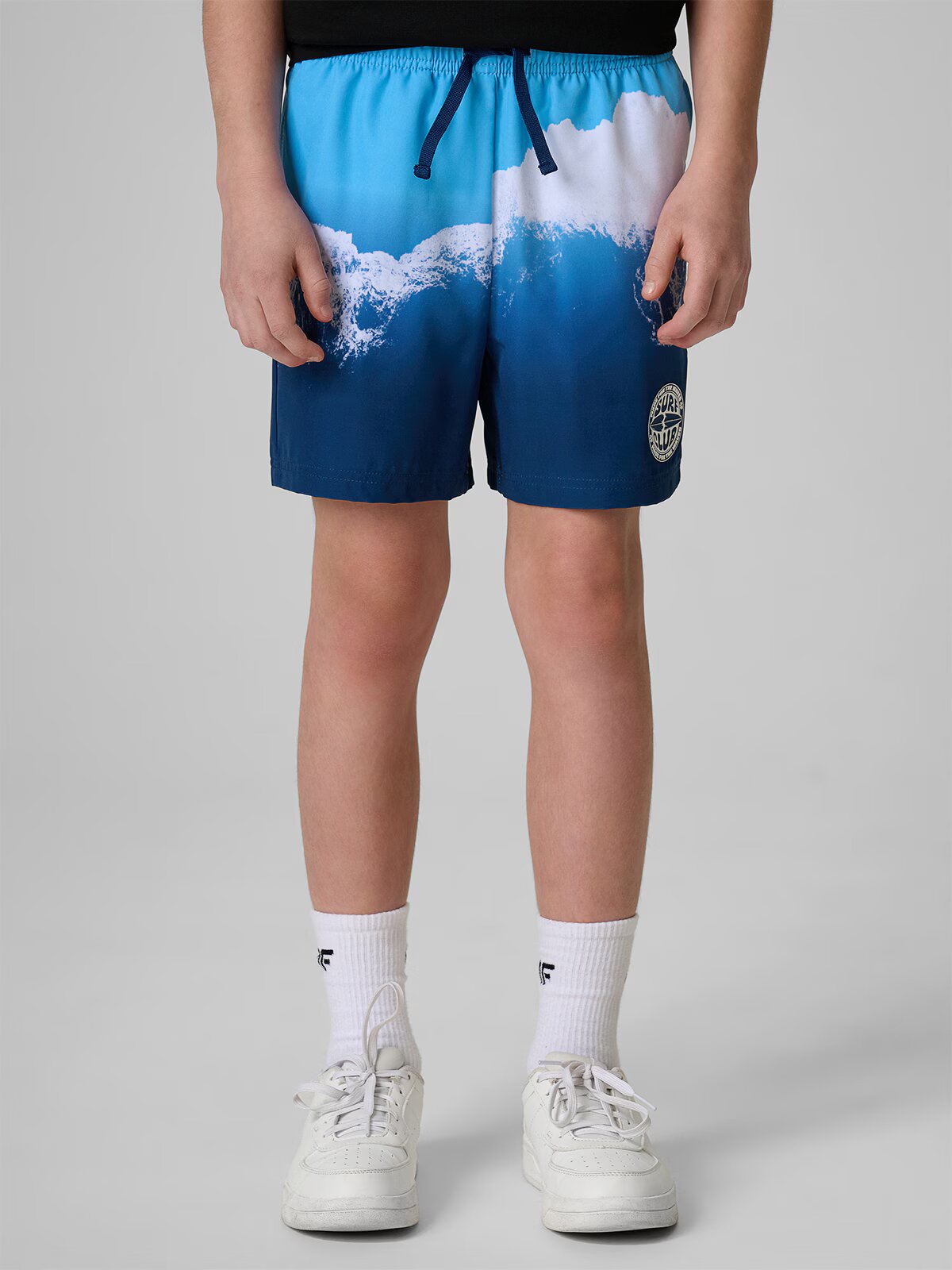 4F Pantaloni scurți de plajă boardshort pentru băieți - 122/128 (6-8 ani)