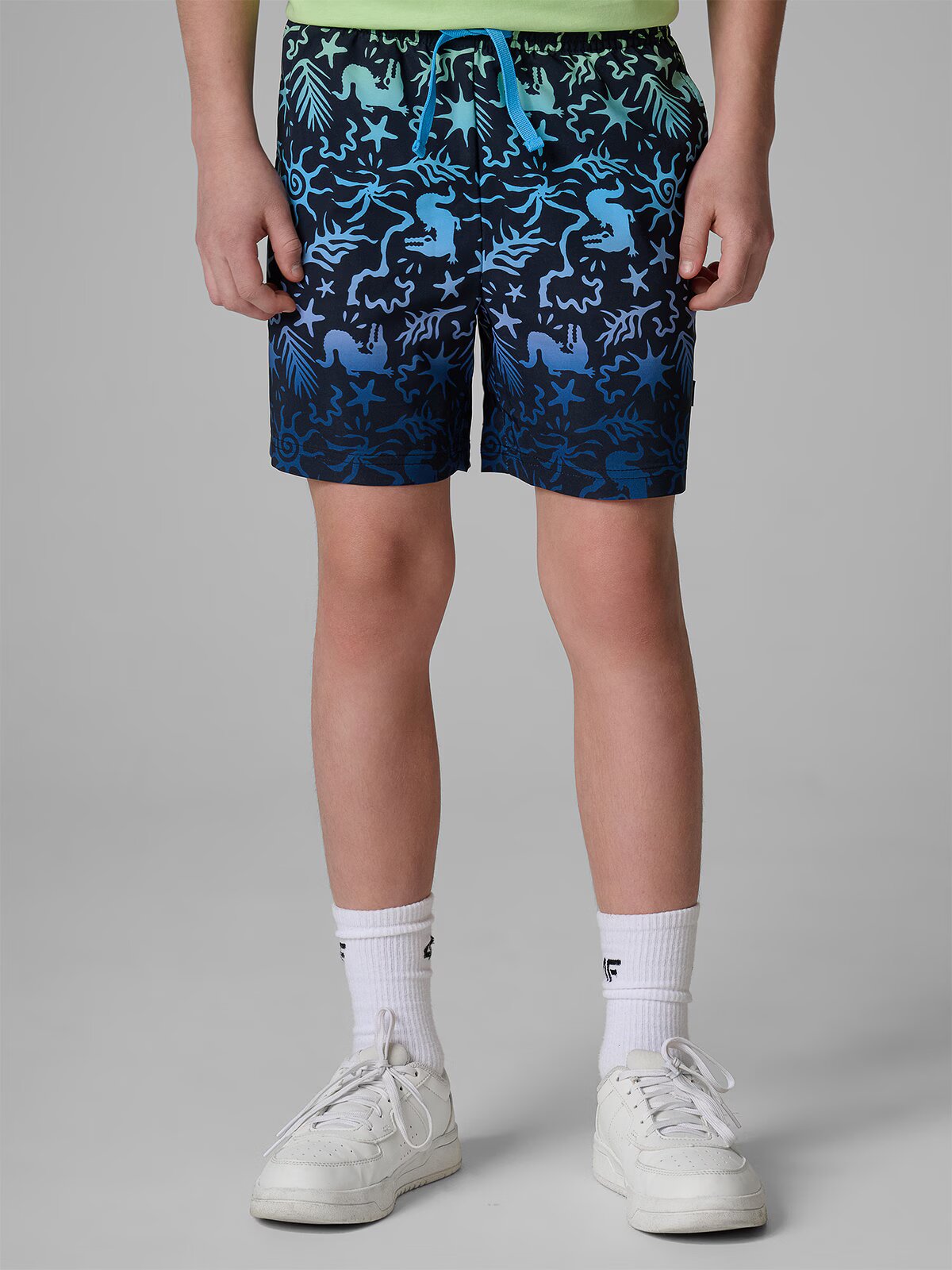 4F Pantaloni scurți de plajă boardshort pentru băieți - 122/128 (6-8 ani)