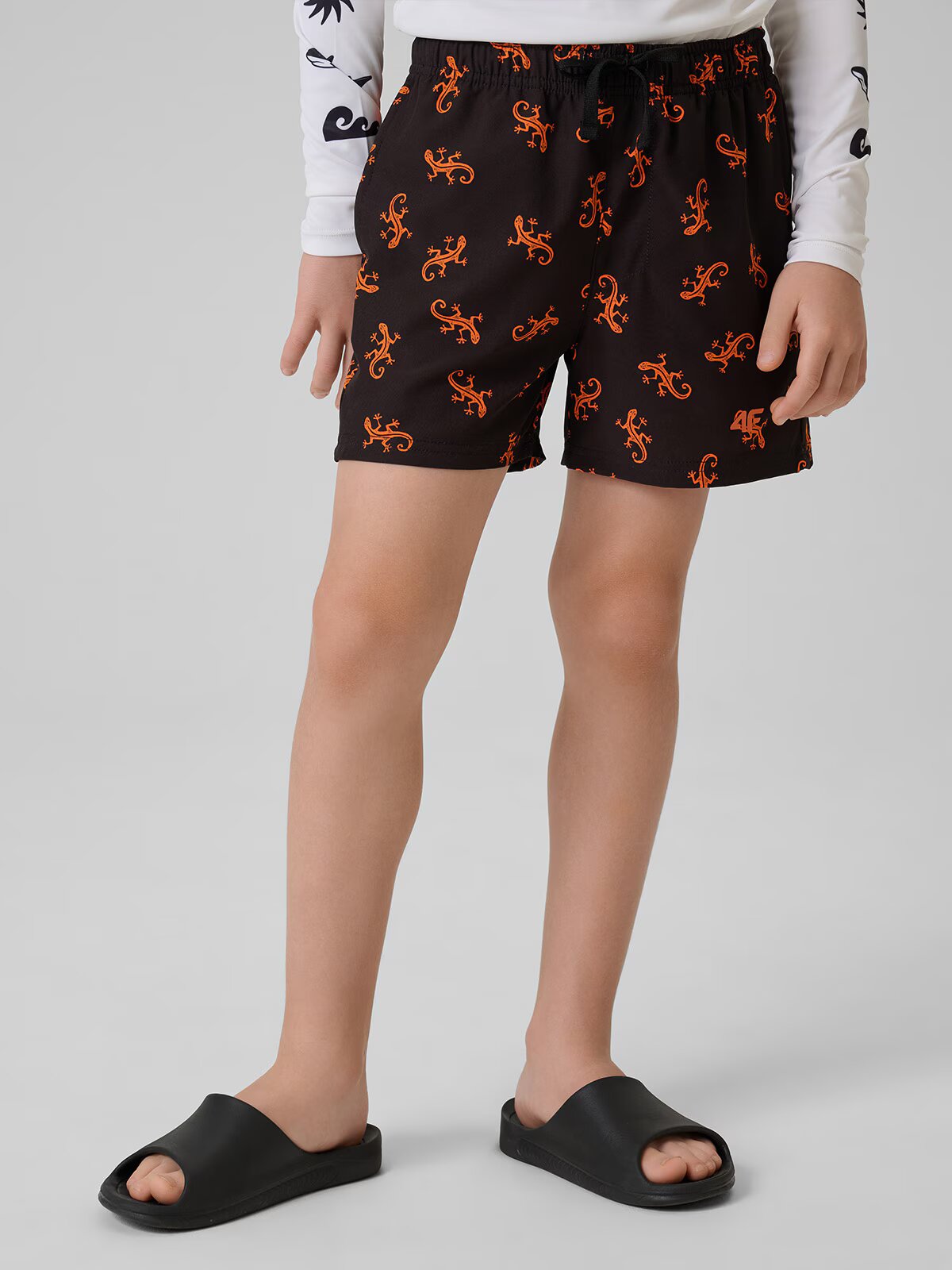 4F Pantaloni scurți de plajă boardshort pentru băieți - 146/152 (10-12 ani)