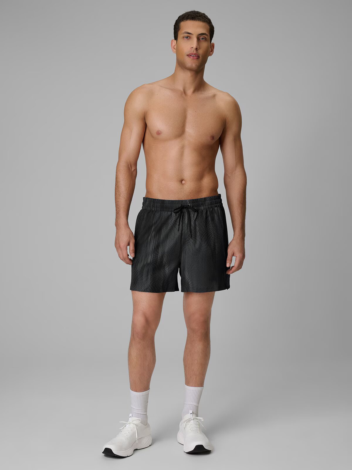 4F Pantaloni scurți de plajă boardshort pentru bărbați - negri S