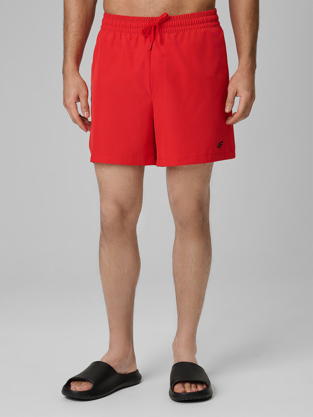 4F Pantaloni scurți de plajă boardshort pentru bărbați - roșu L