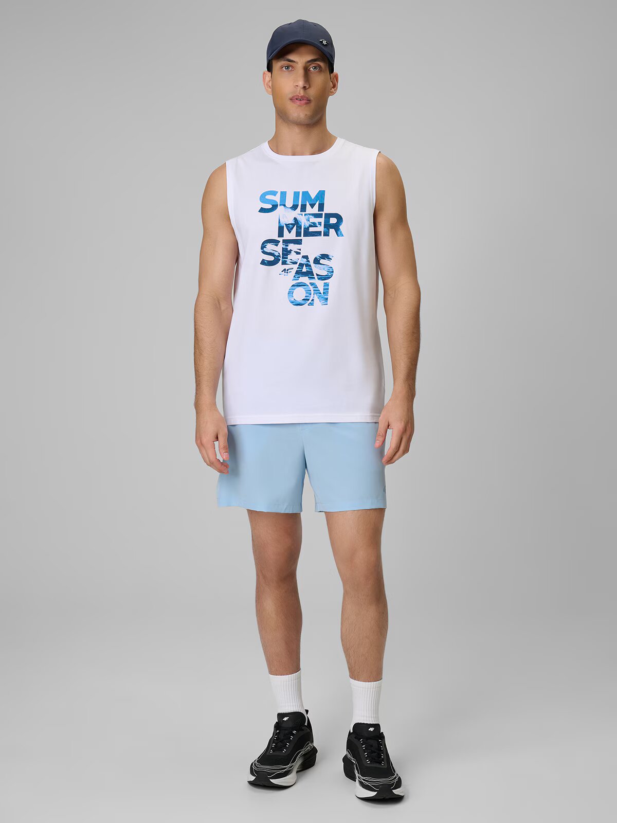 4F Pantaloni scurți de plajă boardshort pentru bărbați - S