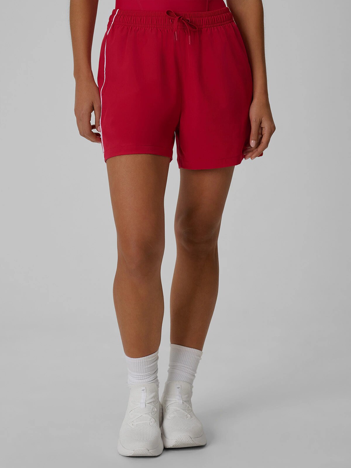 4F Pantaloni scurți de plajă pentru femei - roșii XL