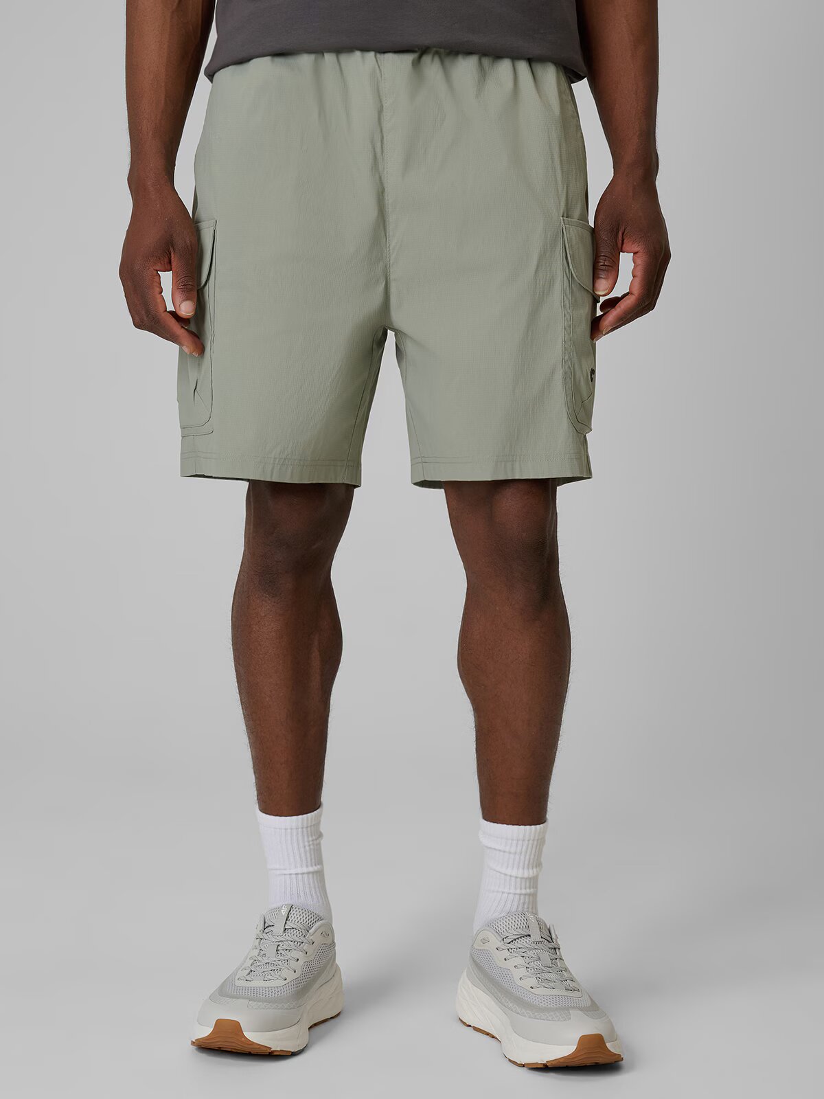 4F Pantaloni scurți din material textil pentru bărbați - khaki S