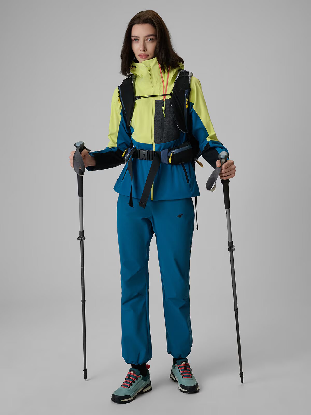 4F Pantaloni trekking cu uscare rapidă damă - S