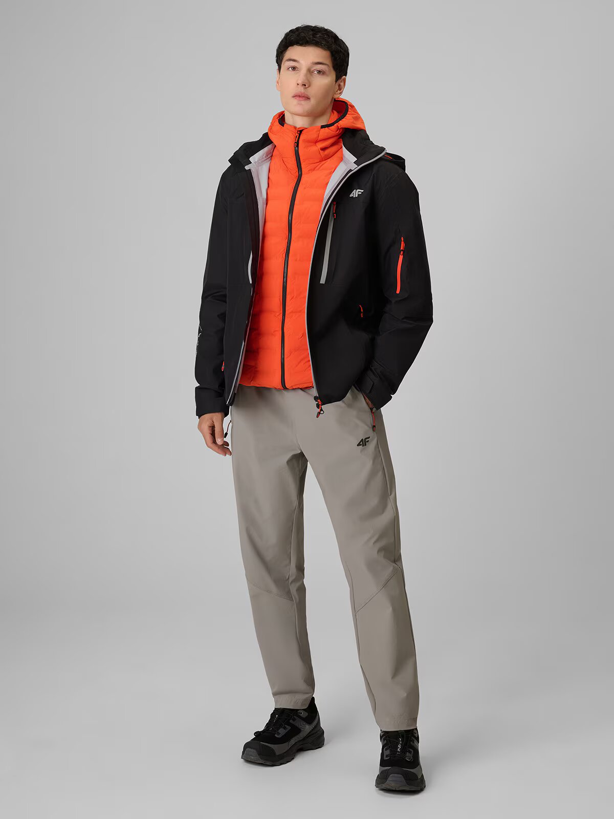 4F Pantaloni trekking cu uscare rapidă pentru bărbați - 3XL