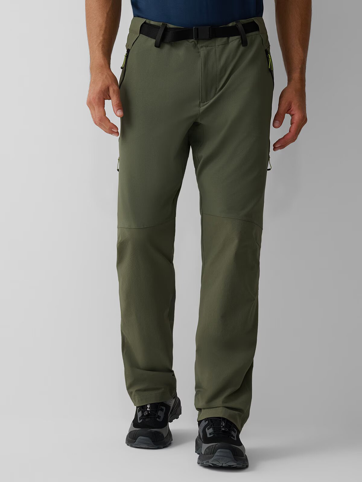4F Pantaloni trekking cu uscare rapidă pentru bărbați - khaki M