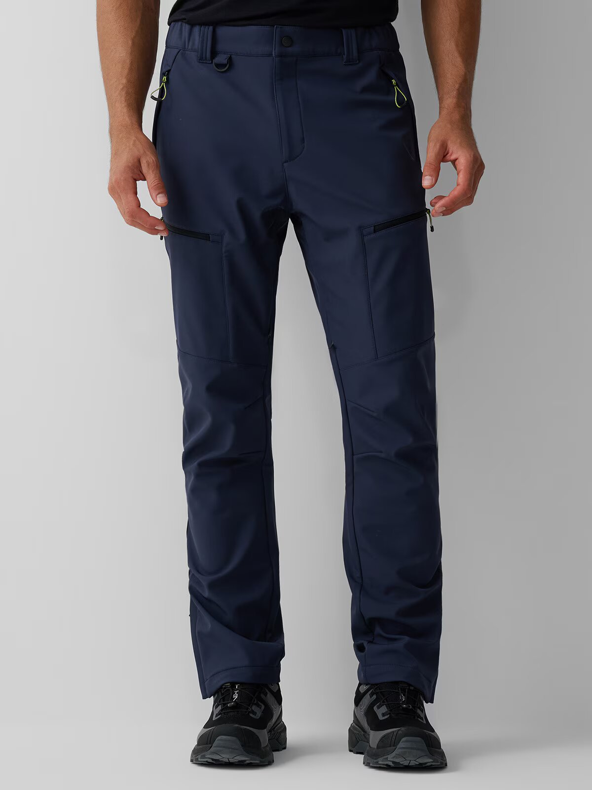 4F Pantaloni trekking softshell membrană 10000 pentru bărbați - M