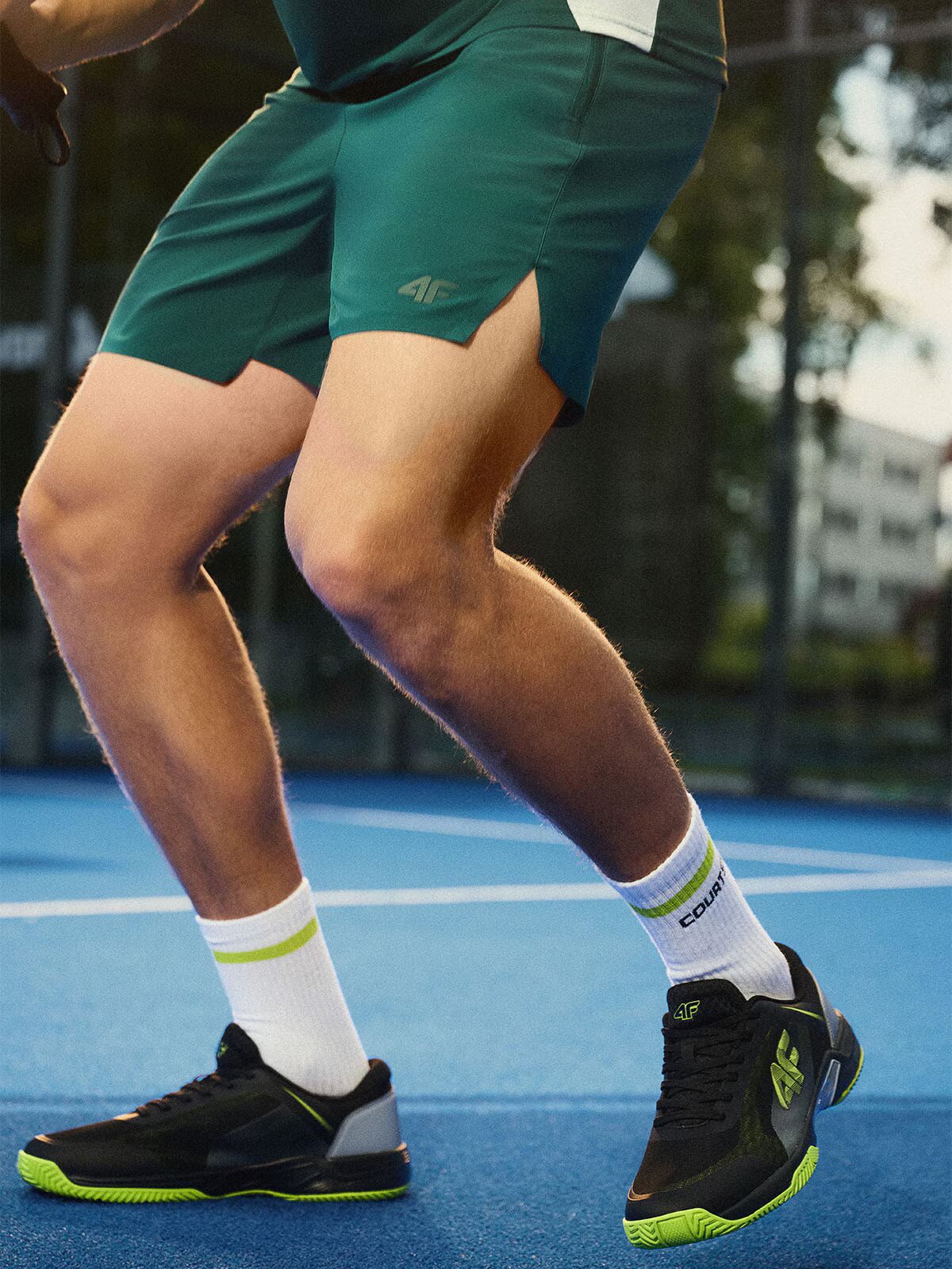 4F Pantofi de tenis FORCEPOINT pentru bărbați - negri 42