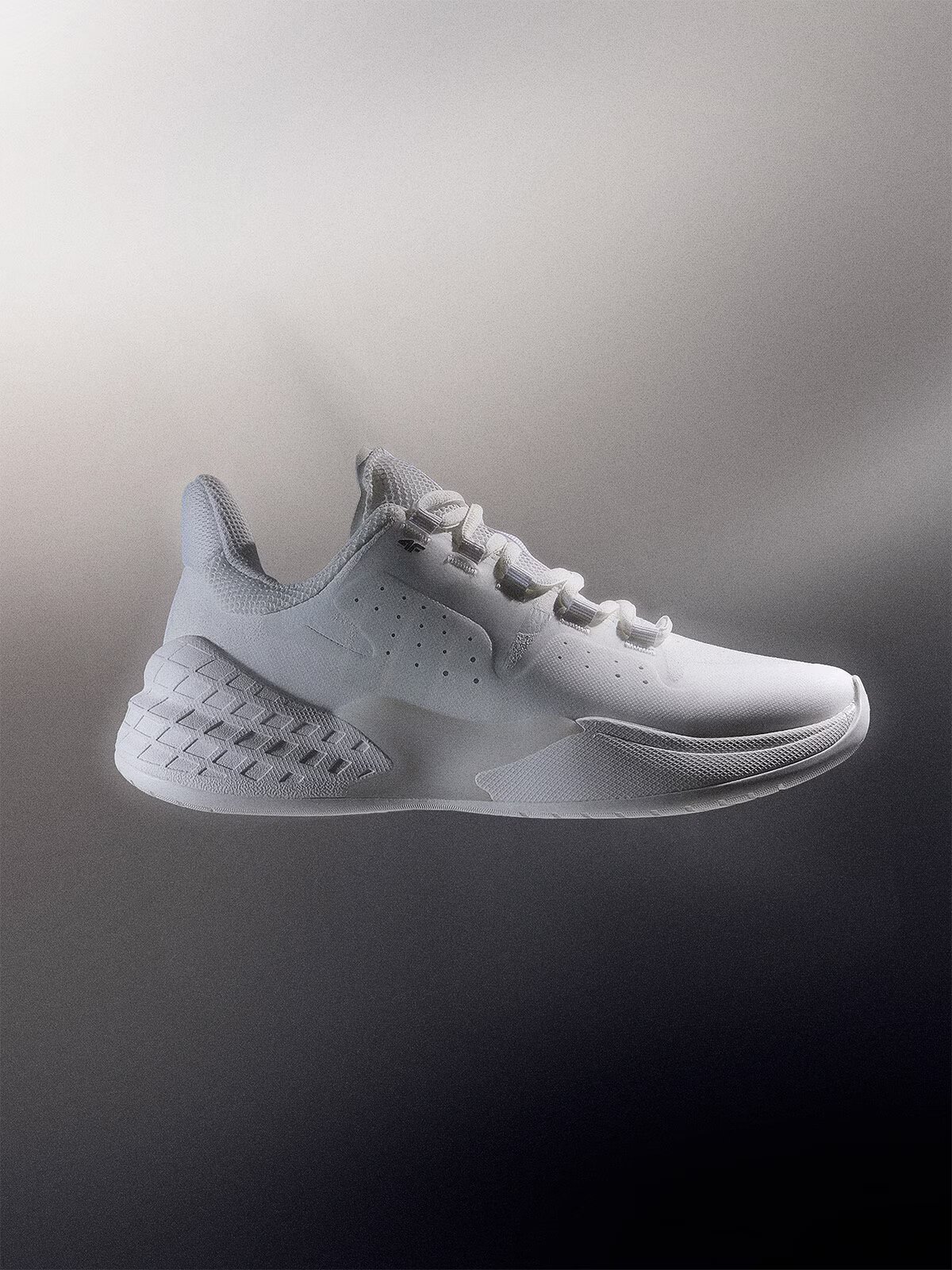 4F Pantofi joși pentru sport de sală Destroyer pentru bărbați - albi 43