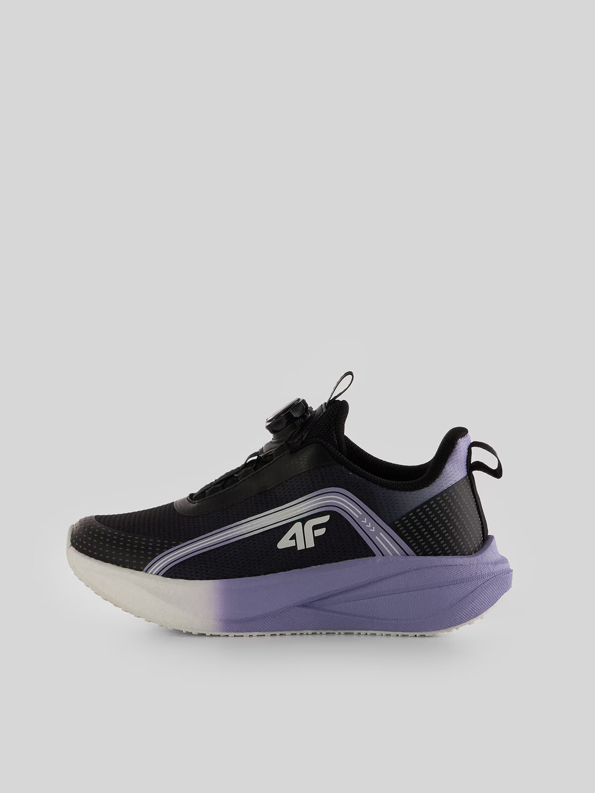 4F Pantofi sport 4EASE cu șiret rapid pentru fete - negri 35