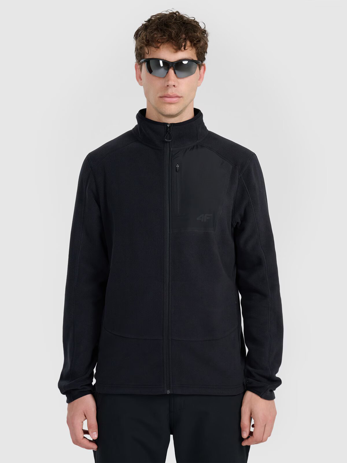 4F Polar cu guler Polartec regular pentru bărbați - XXL