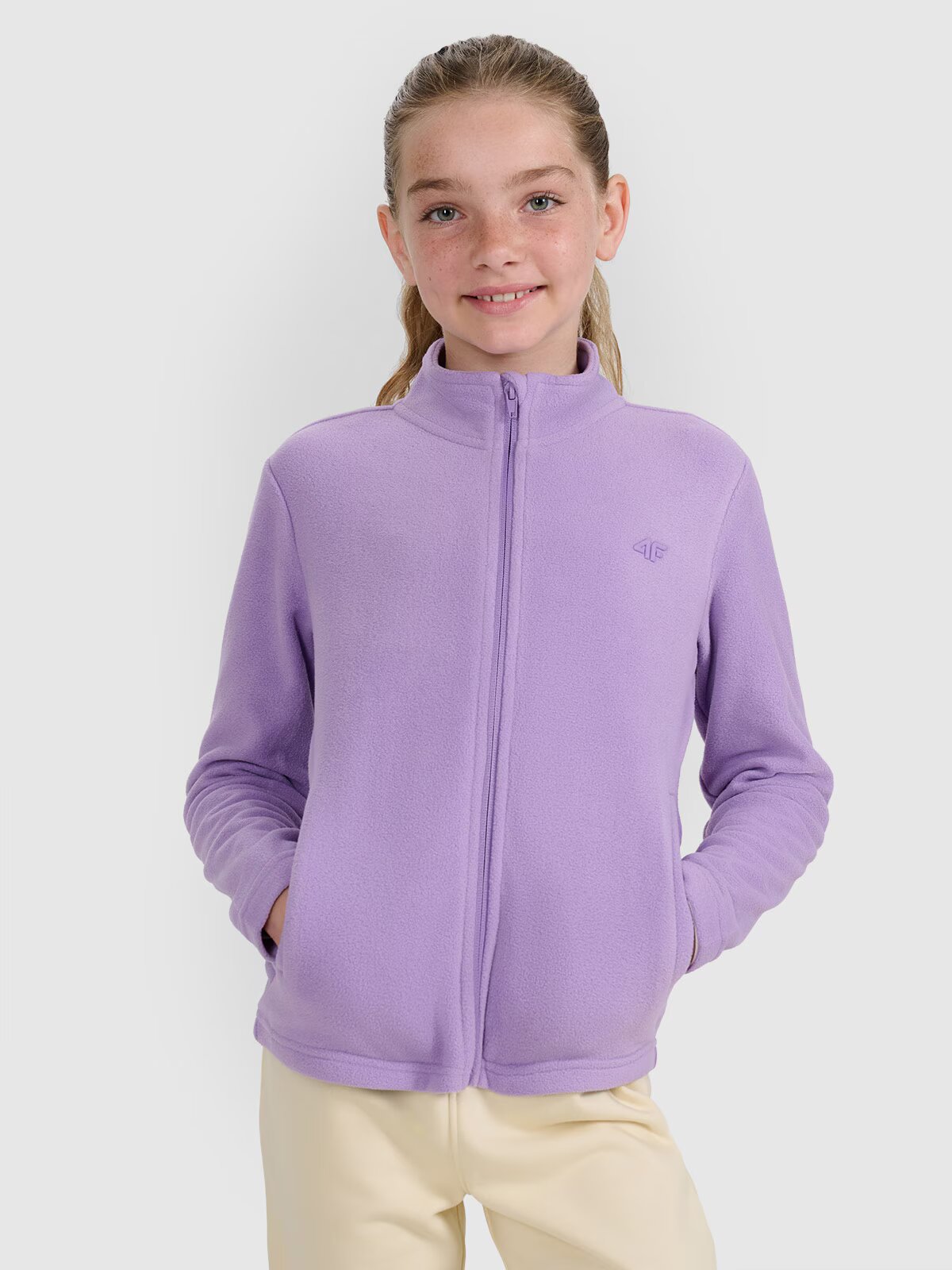 4F Polar cu guler slim pentru fete - 158