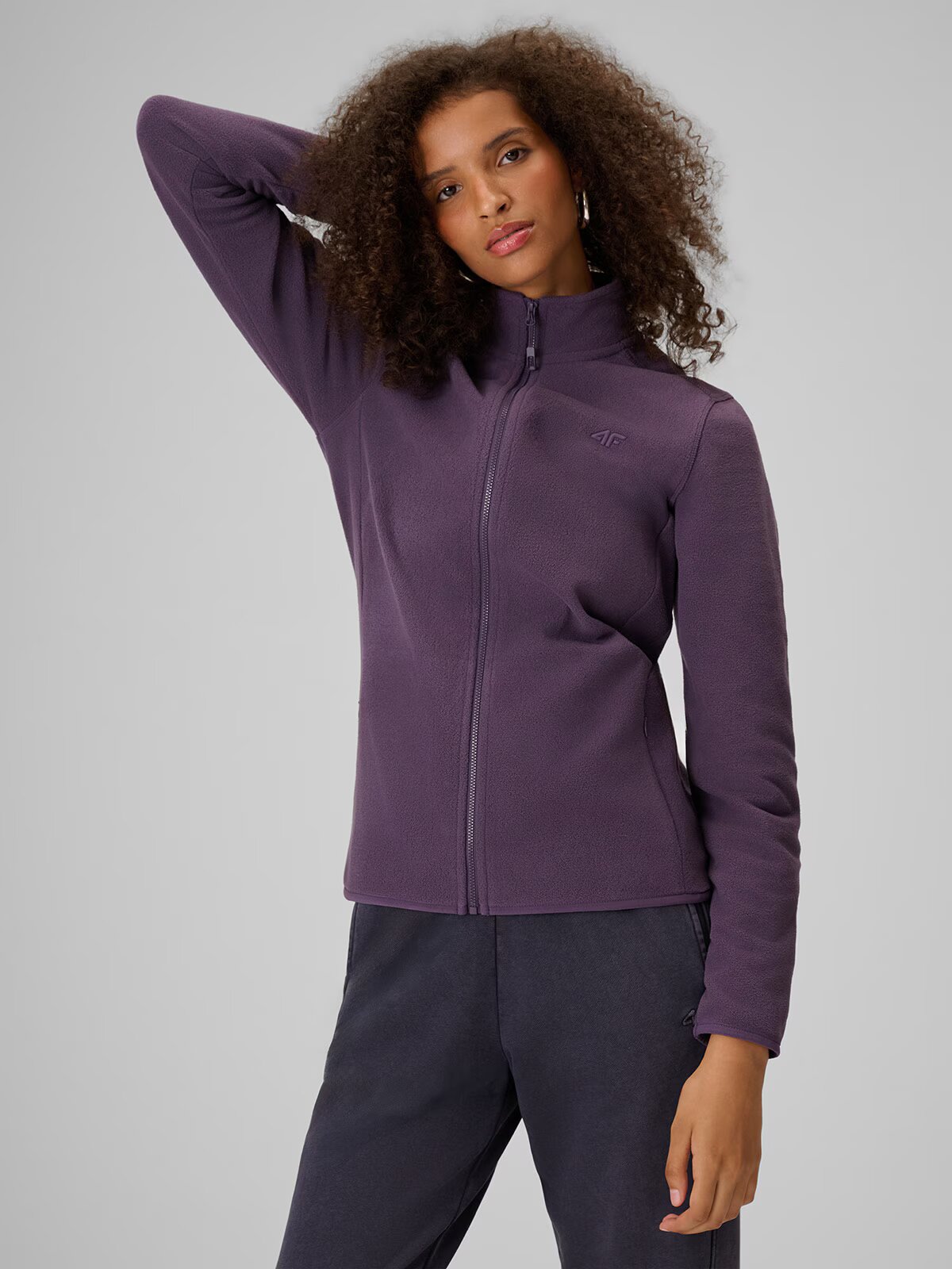 4F Polar slim cu guler pentru femei - XL