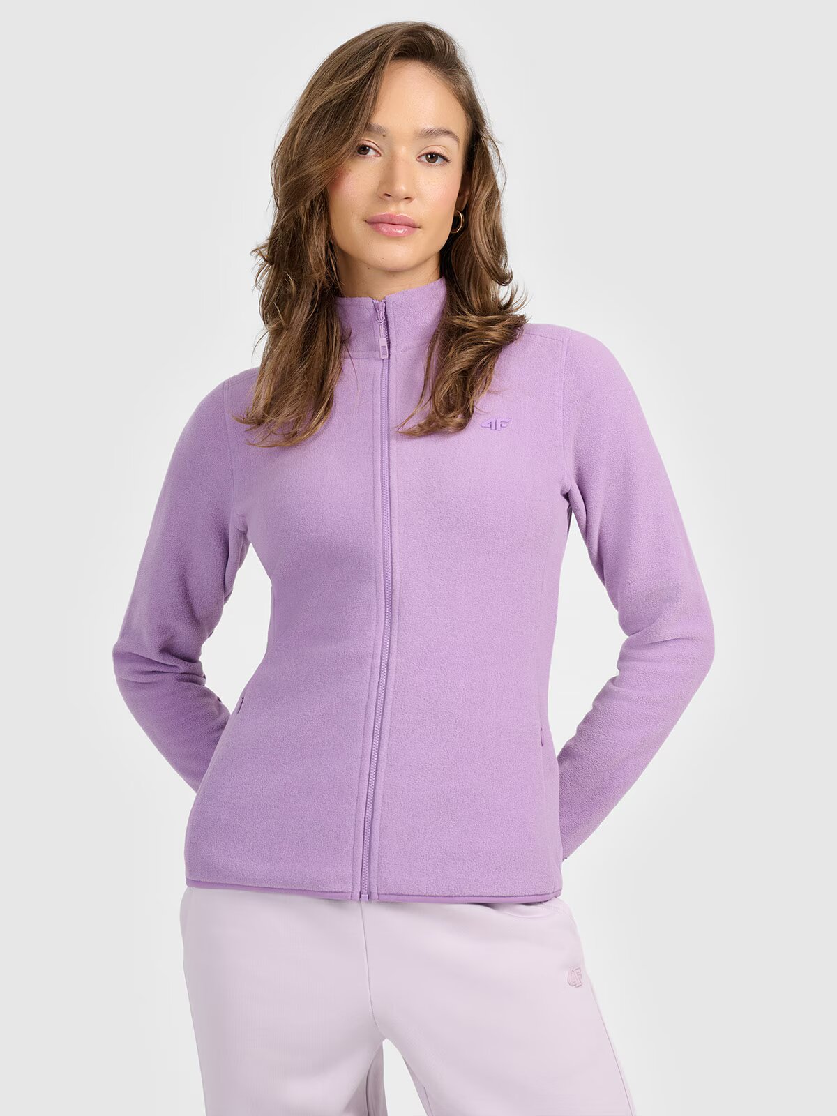 4F Polar slim cu guler pentru femei - XS