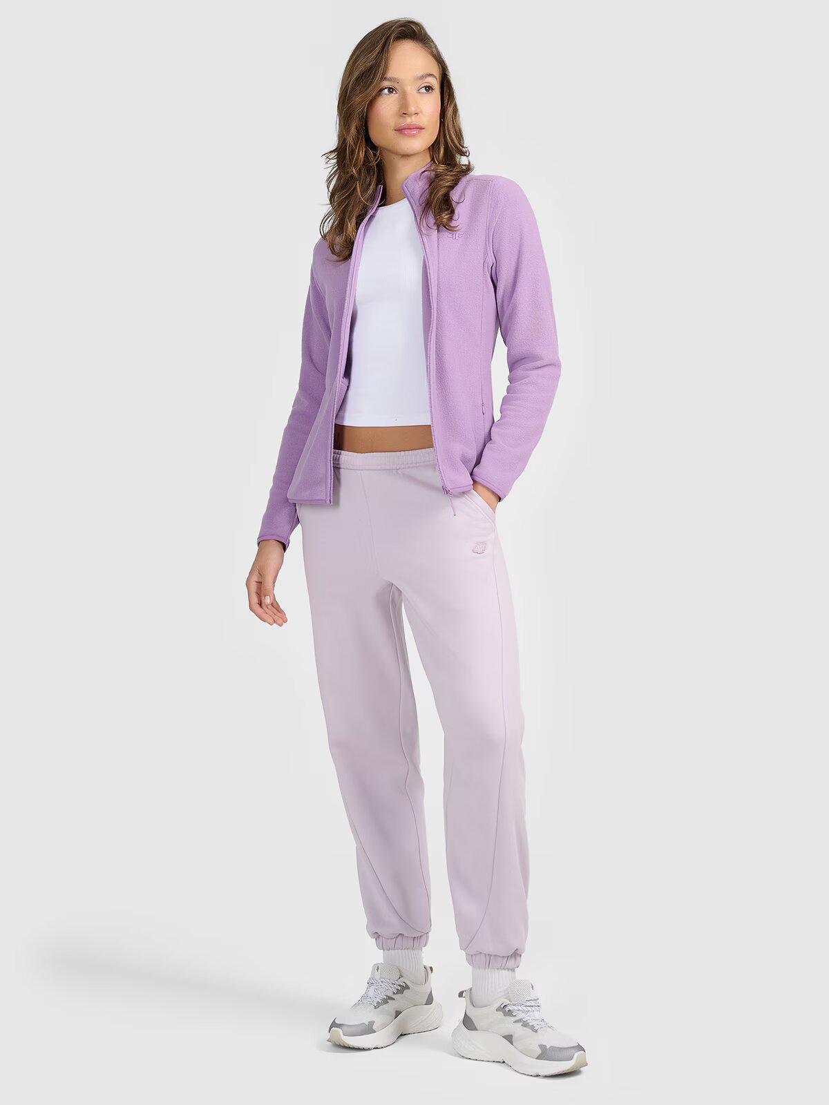 4F Polar slim cu guler pentru femei - XS