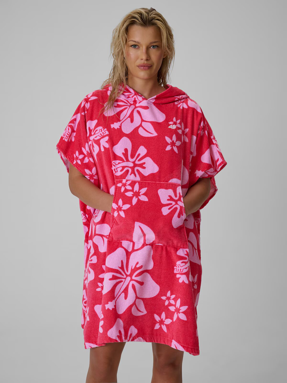 4F Poncho de plajă pentru femei - one size