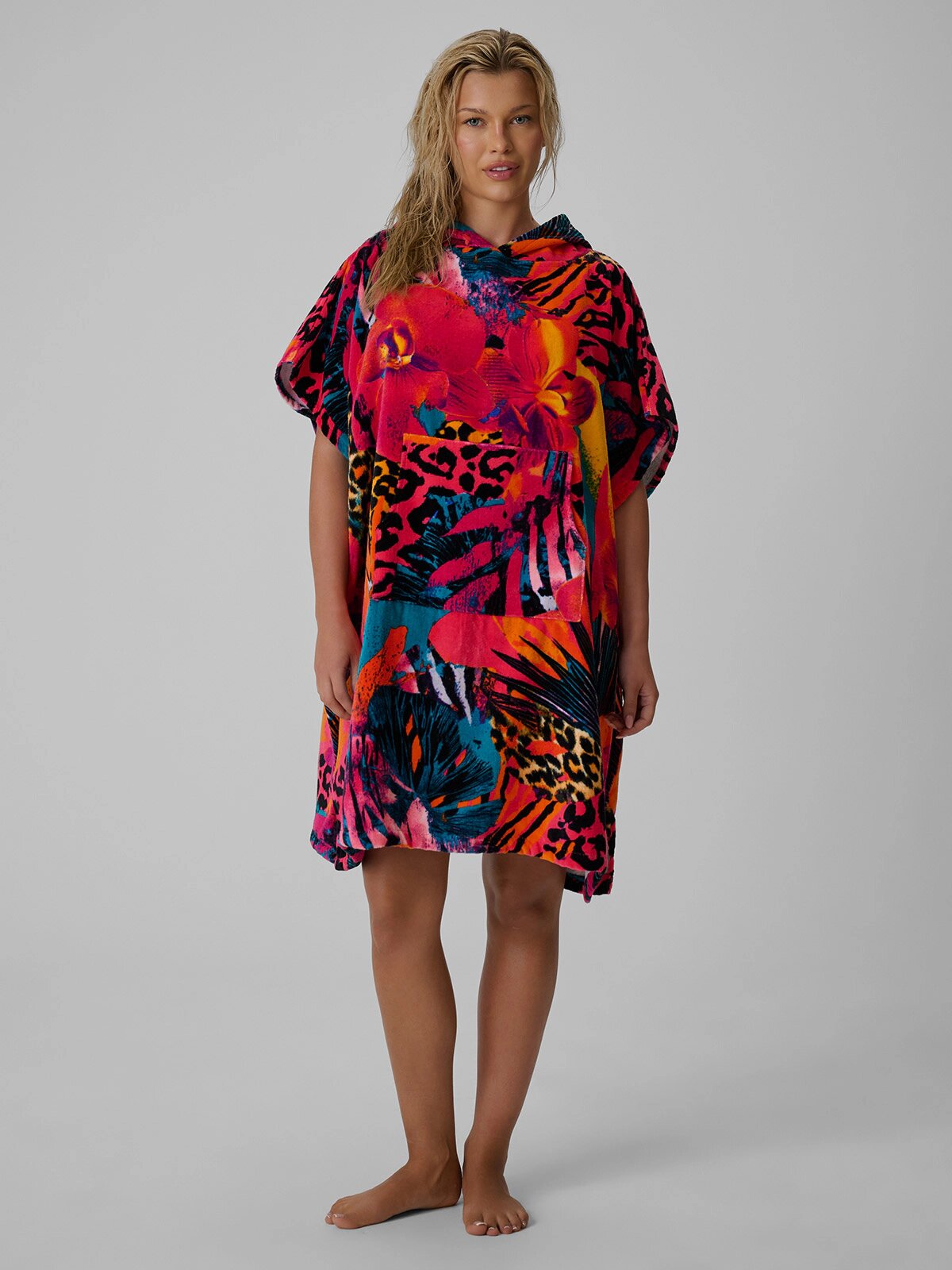 4F Poncho de plajă pentru femei - one size